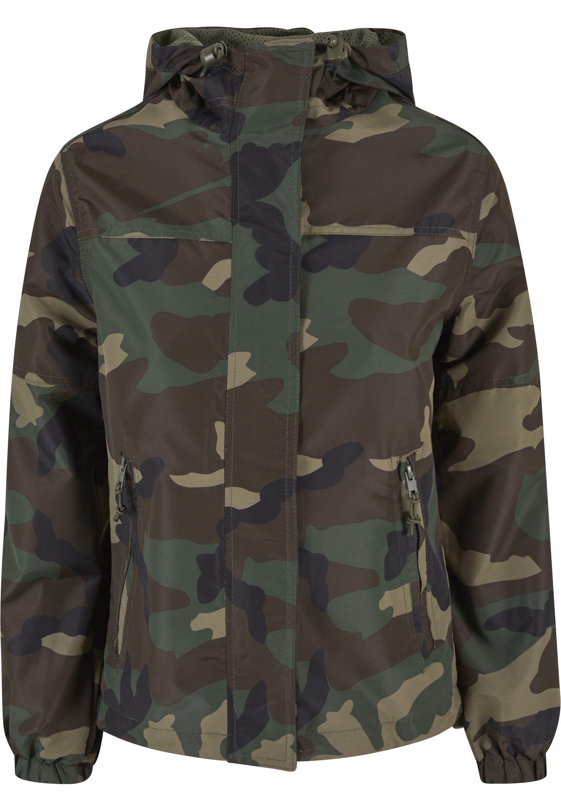 Brandit Allwetterjacke Brandit Damen Ladies Summer Windbreaker Frontzip (1-St)