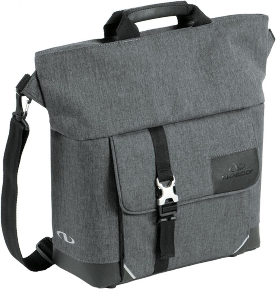 Fahrradtasche Norco Belford City Tasche grau Größe 43x38x12 cm 15 ltr.