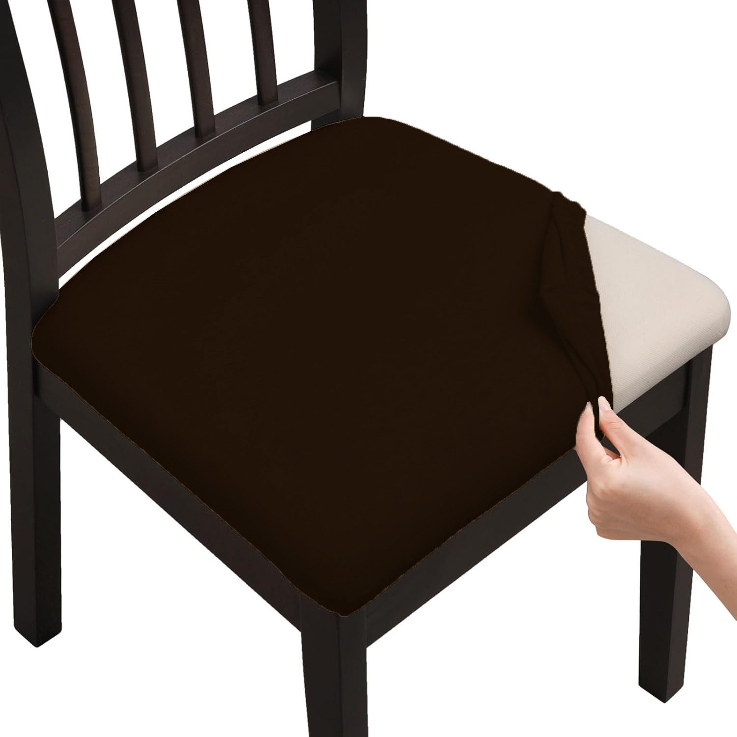 Minicloss Stuhlhusse Esszimmerstuhlbezug, Samt Stuhlhusse, elastische Sitzk günstig online kaufen