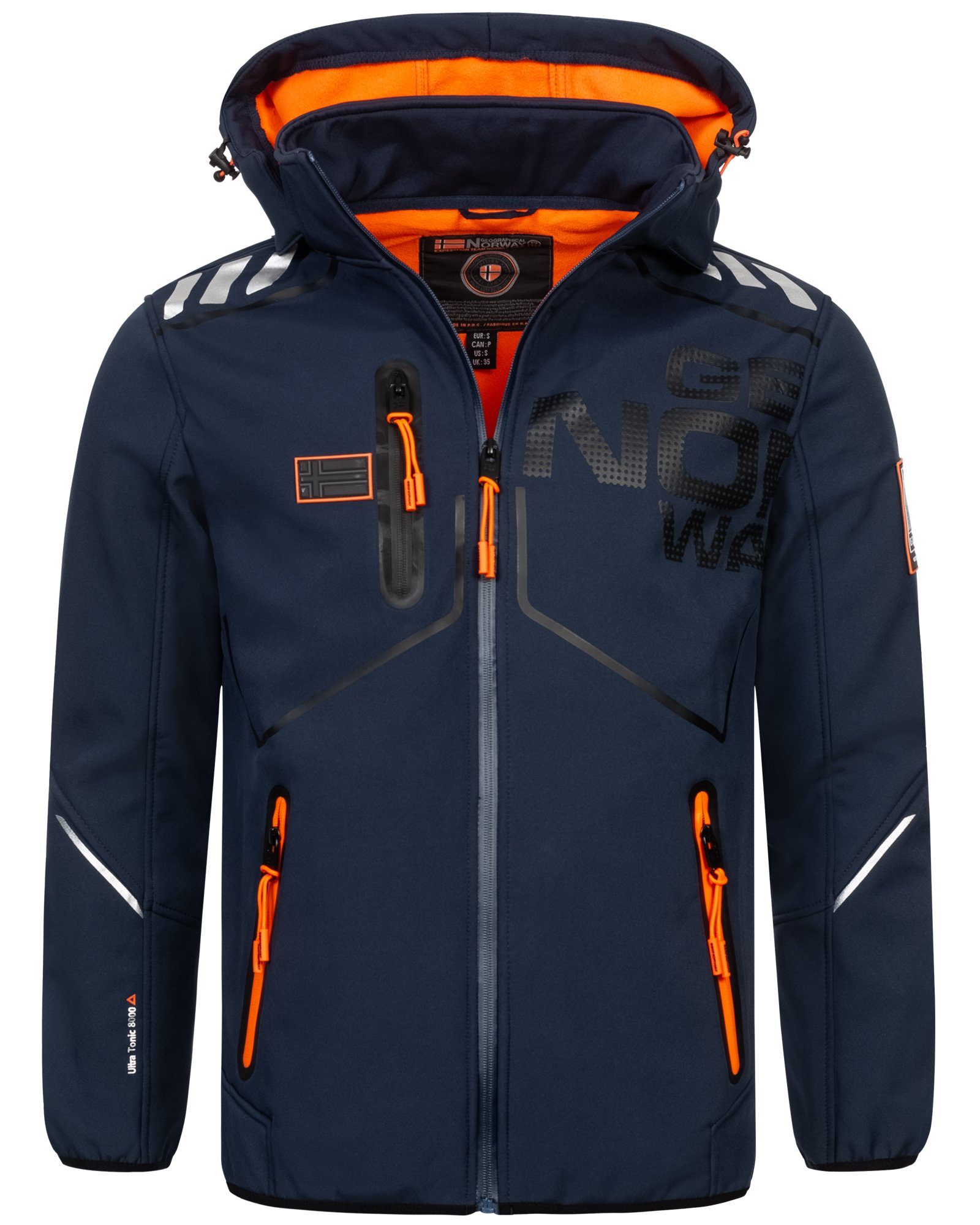 Geographical Norway Softshelljacke Herren Herbst Winter Übergangs Jacke Softshell Jacke Regen Outdoor
