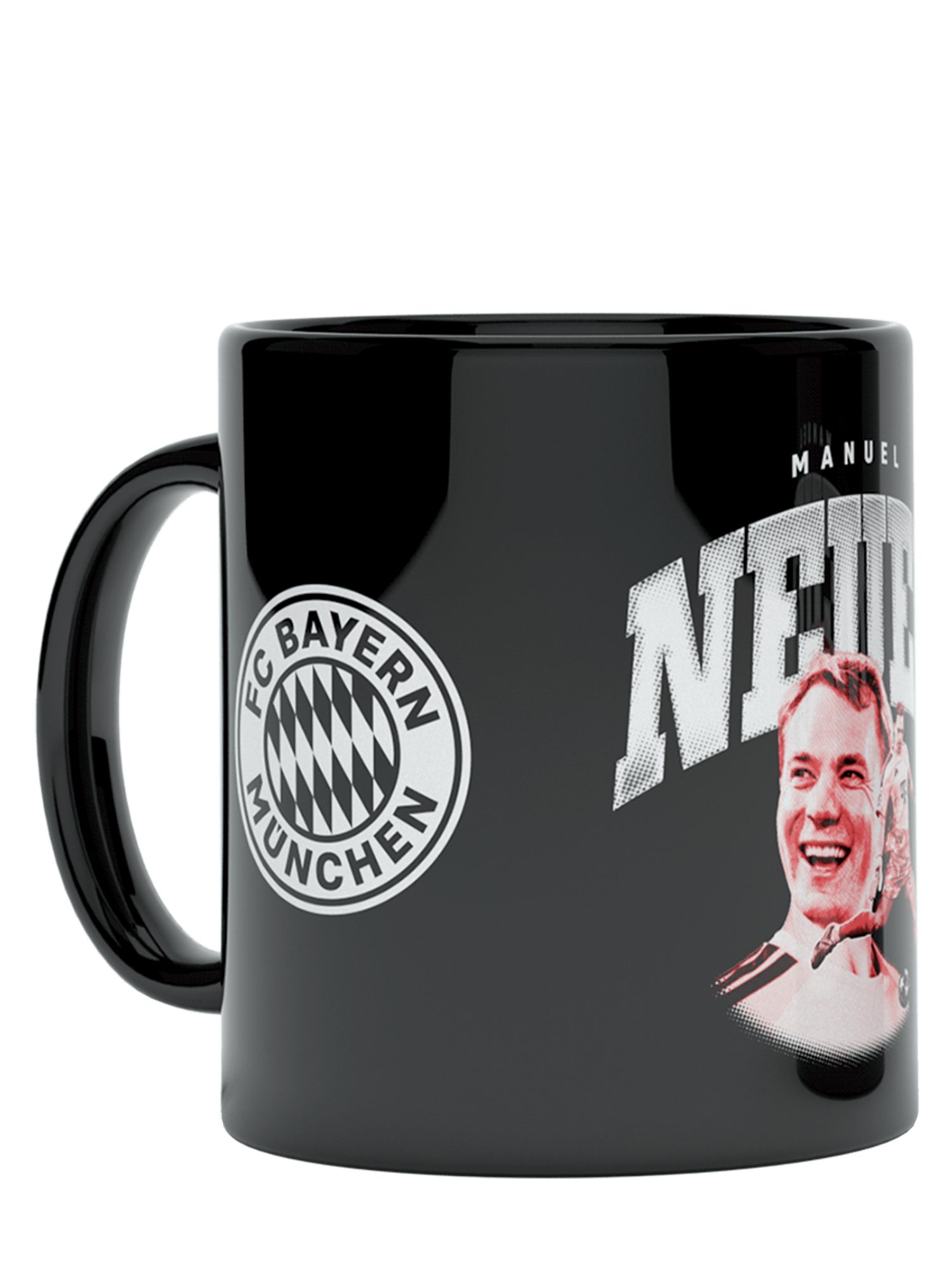 FC Bayern München Tasse FC Bayern München I Tasse Neuer 0,3 l I Schwarz, Keramik