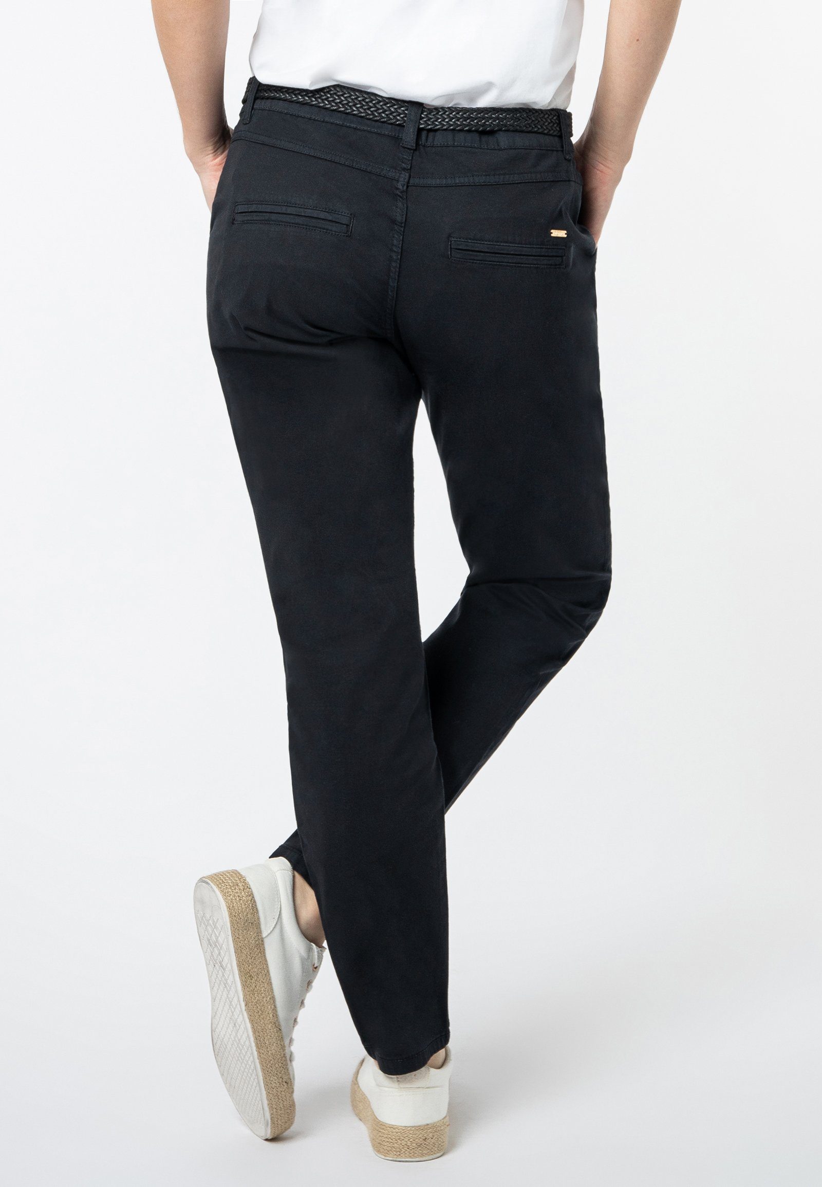 SUBLEVEL Chinohose Chino Hose mit Gürtel günstig online kaufen