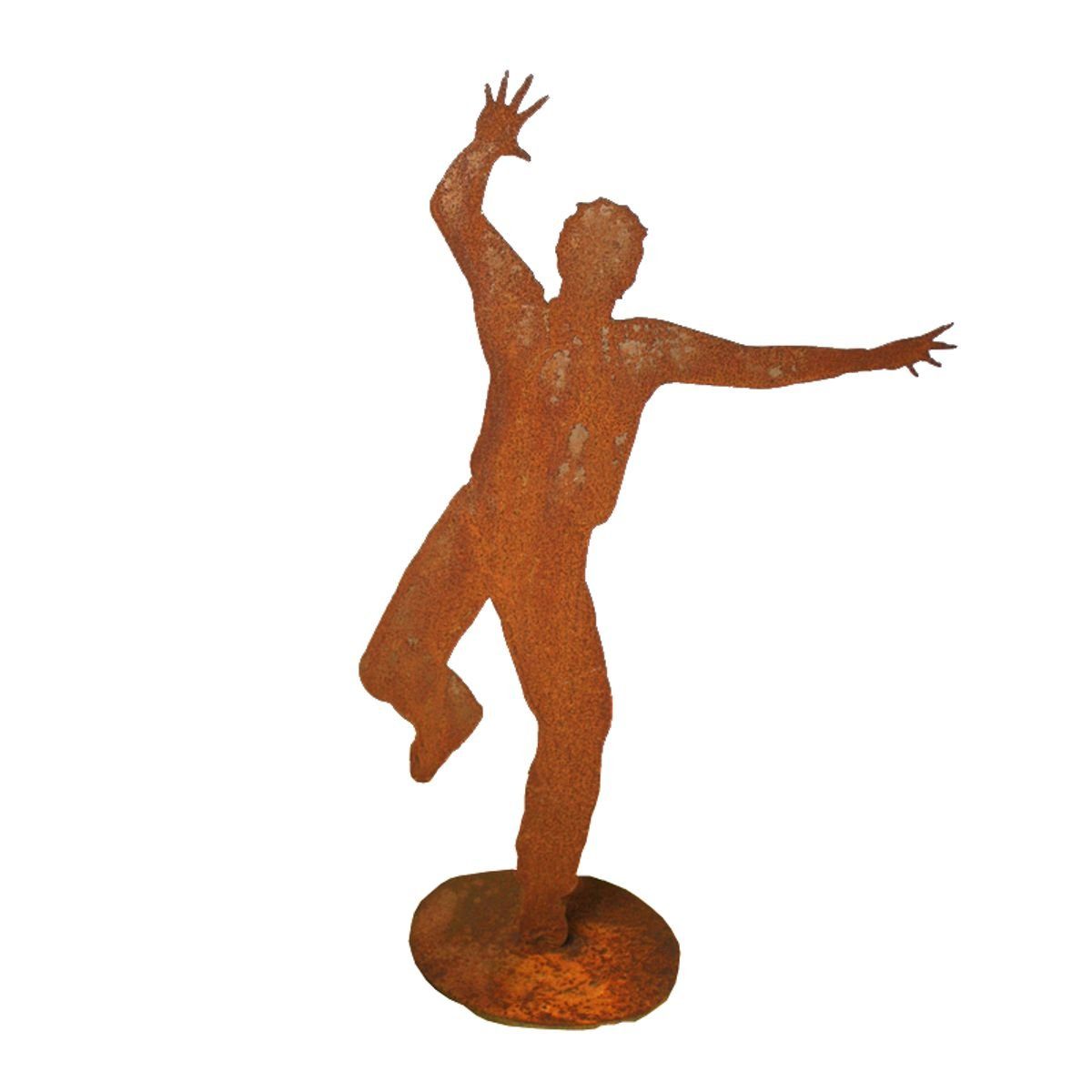 440s Gartenfigur 440s Rost JOY Figur Charlie auf Platte H ca. 33 cm, (Stück) | Figuren