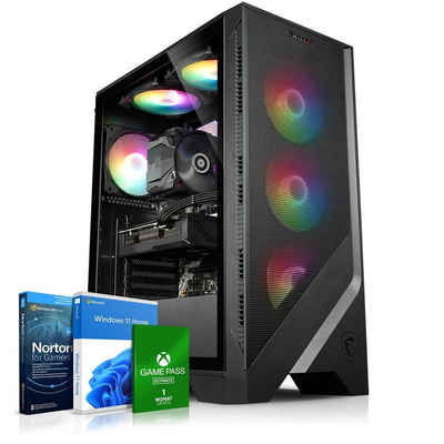 Kiebel Viper V PC (AMD Ryzen 7 AMD Ryzen 7 5700G, Radeon Vega, 16 GB RAM, 500 GB SSD, Luftkühlung, ARGB-Beleuchtung, WLAN)