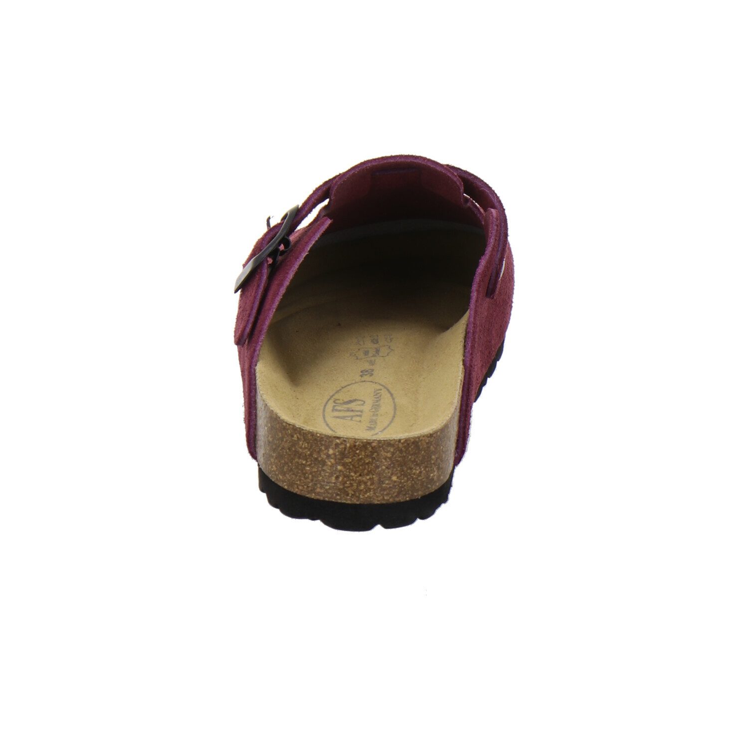 AFS-Schuhe 290037 Clogs Pantolette für Damen aus Leder mit Fußbett, Hausschuhe Made in Germany