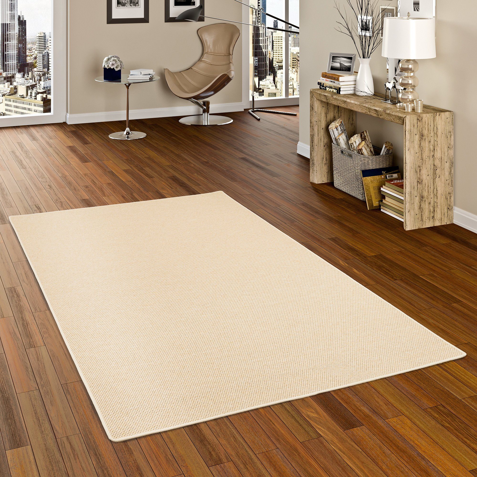 Snapstyle Designteppich Flachgewebe Natur Teppich Bentzon, günstig online kaufen