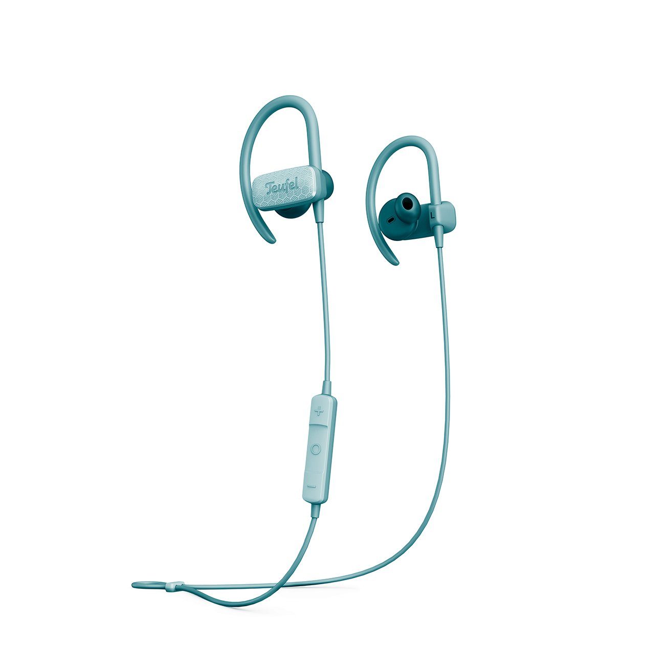 Teufel AIRY SPORTS Bluetooth-Kopfhörer (Wasserdicht nach IPX7, Freisprecheinrichtung mit Qualcomm, ShareMe-Funktion: zwei Kopfhörer kabellos mit einem Smartphone verbinden) Arctic Blue