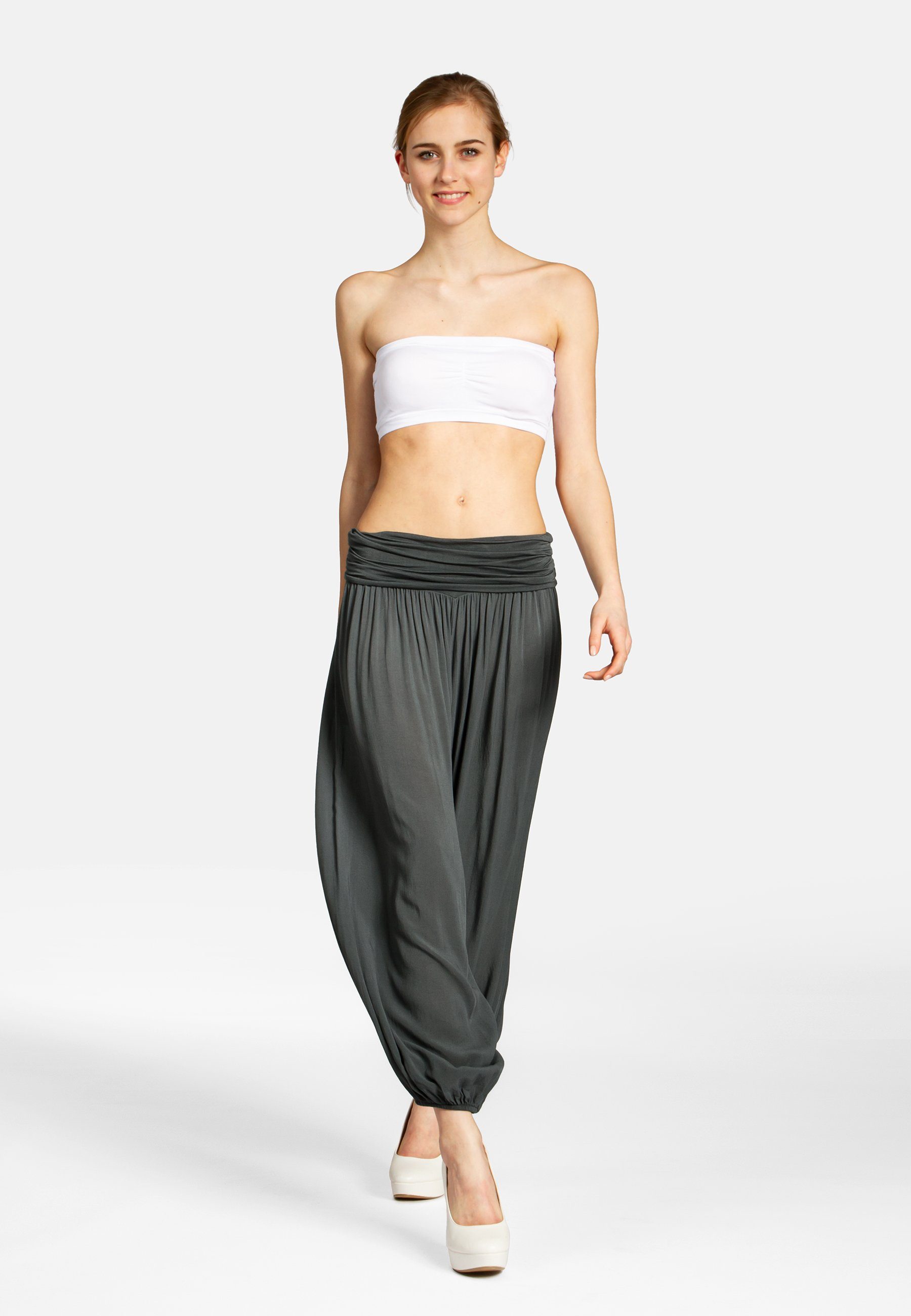 Caspar Stoffhose KHS035 leichte Damen Sommer günstig online kaufen