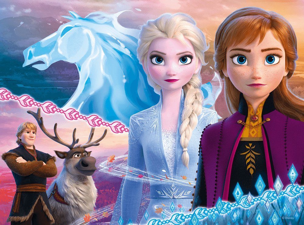 Puzzleteile Disney Puzzle Frozen 2 Puzzle, Schwestern der 30 Mut Der Trefl