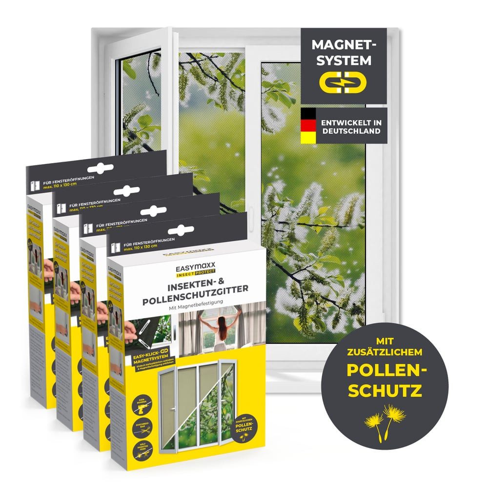EASYmaxx Insektenschutz-Fensterrahmen Insect Protect Insekten- & günstig online kaufen
