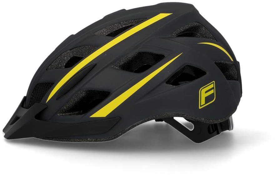 FISCHER Fahrrad Fahrradhelm Urban Montis S/M, Verstellbarer Innenring-System; mit beleuchtetem Innenring-System