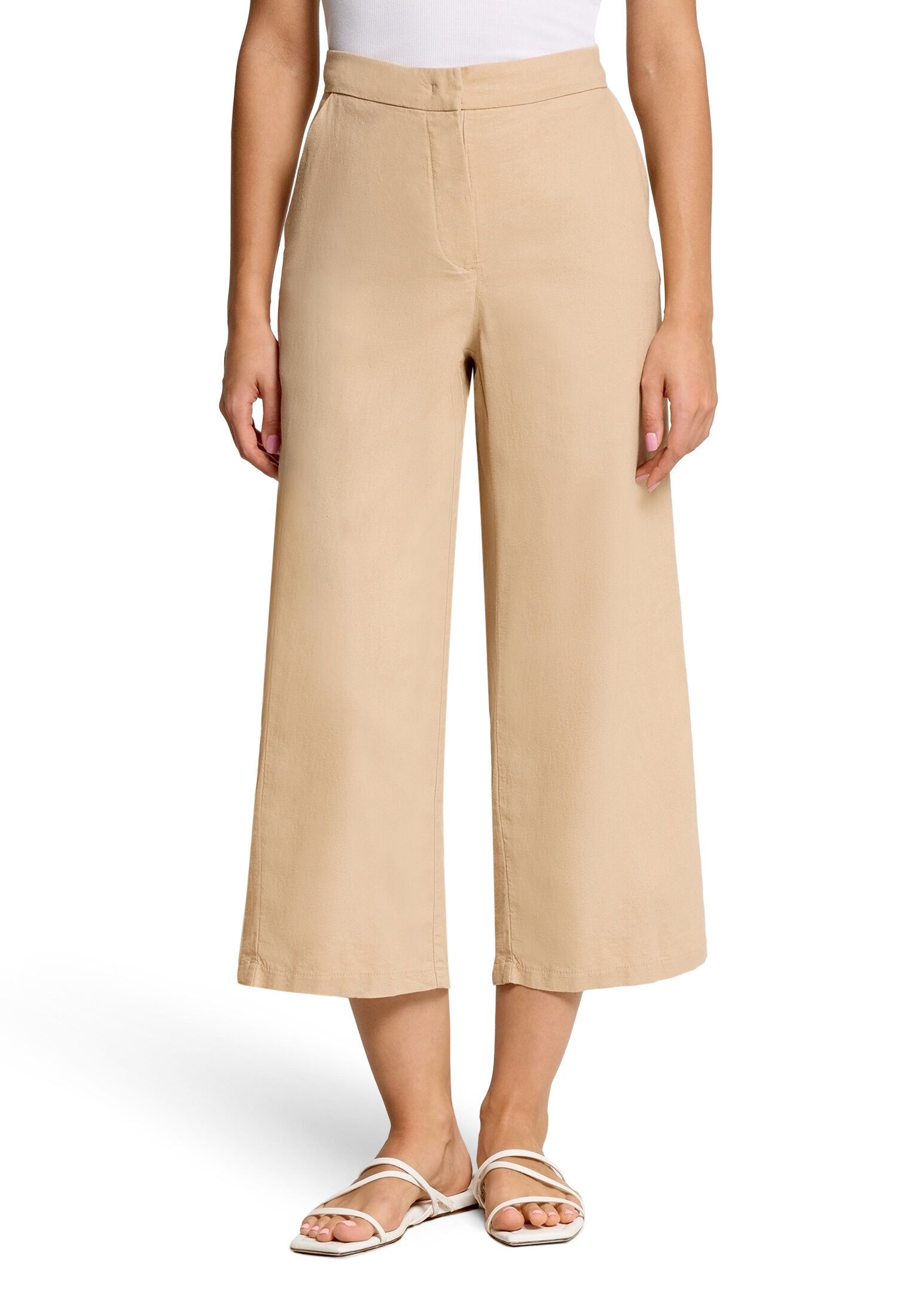 Leinenhose Damen unifarben