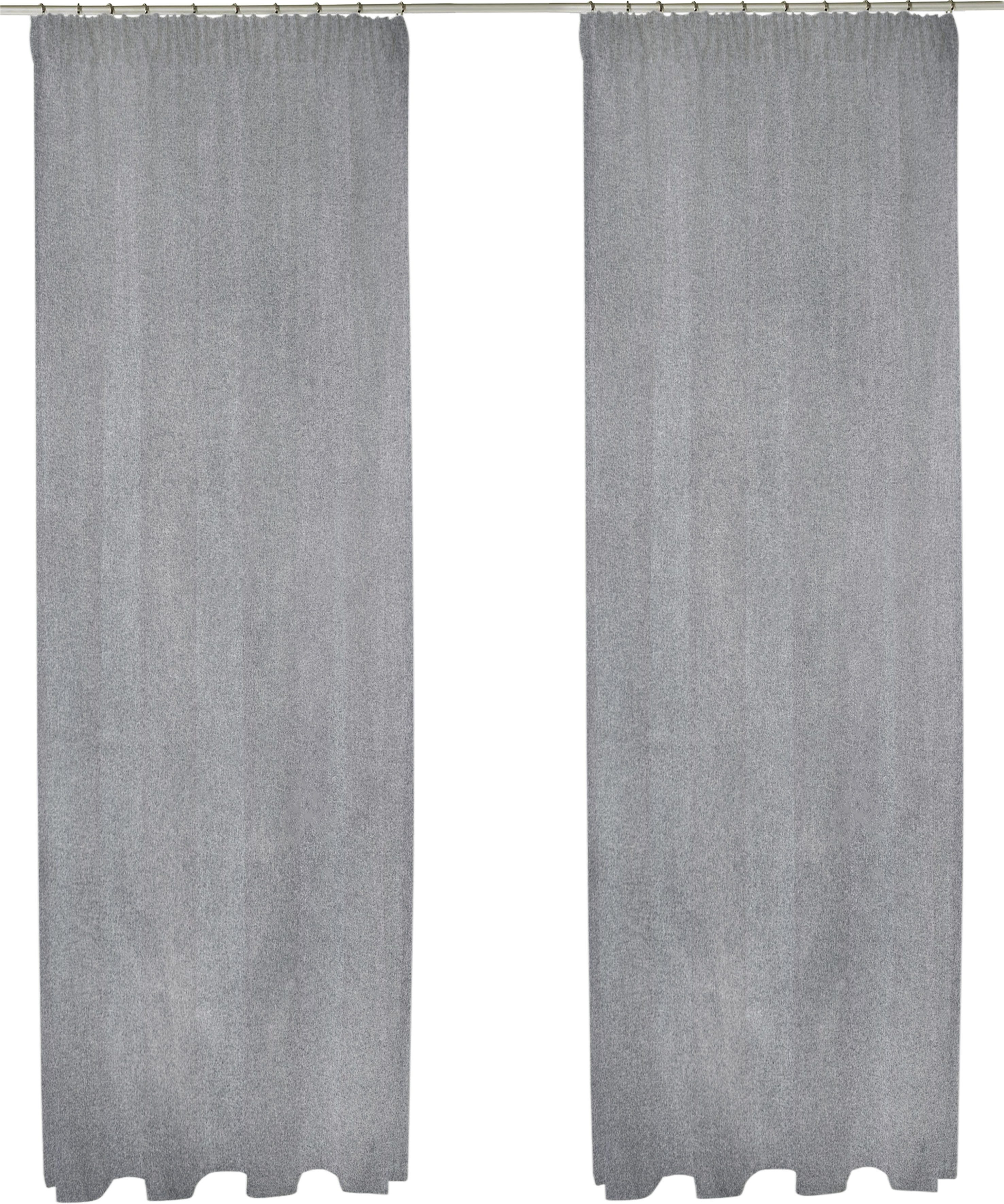 OTTO home Verdunkelungsvorhang Ronnel, 100% Lichtschutz (2 St), Multifunktionsband, verdunkelnd, Polyester, 2x einfarbig, Wohnzimmer, Schlaf/-Kinderzimmer, 100% – Bild 3 von 5
