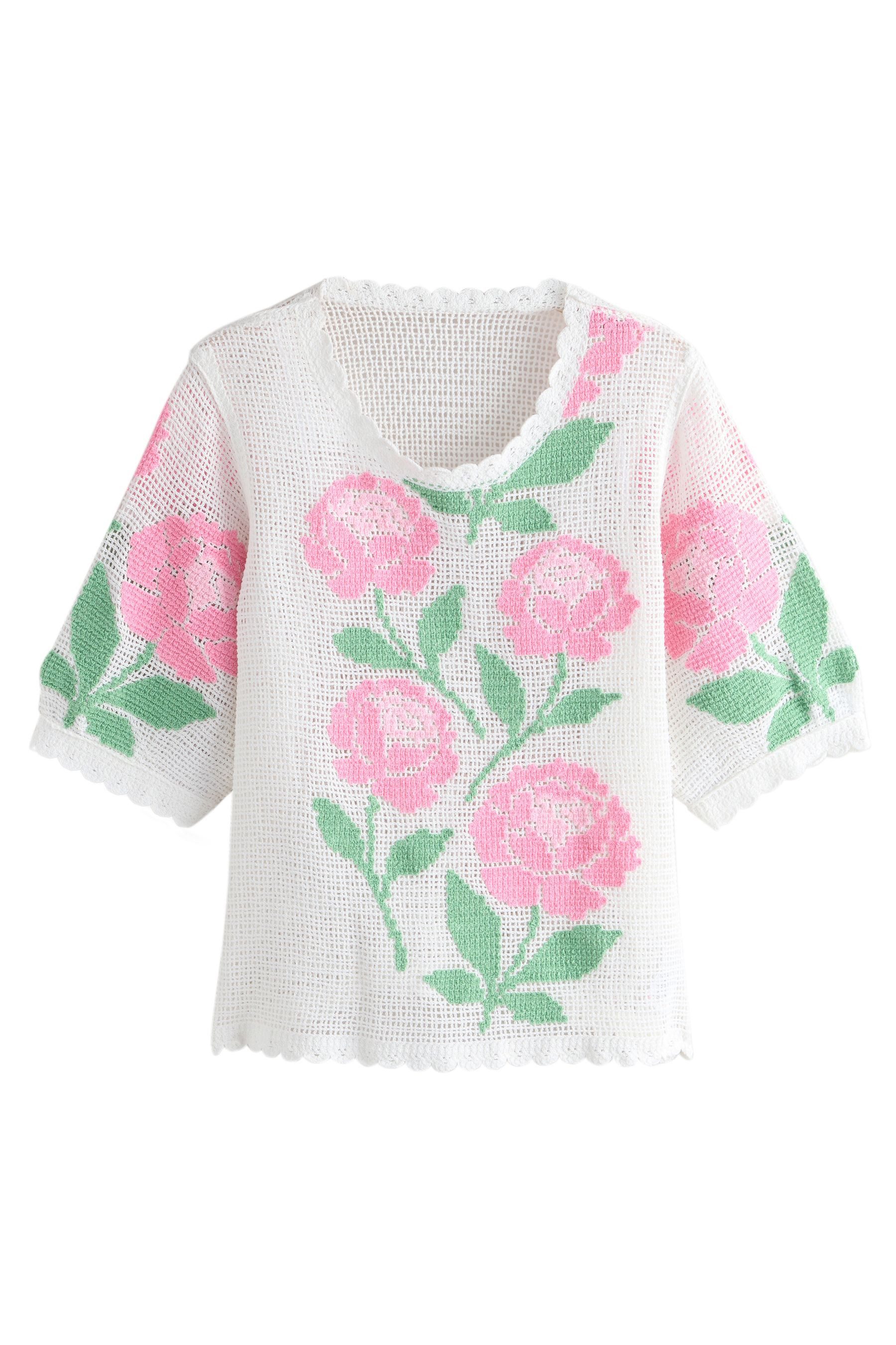 White/Pink Floral