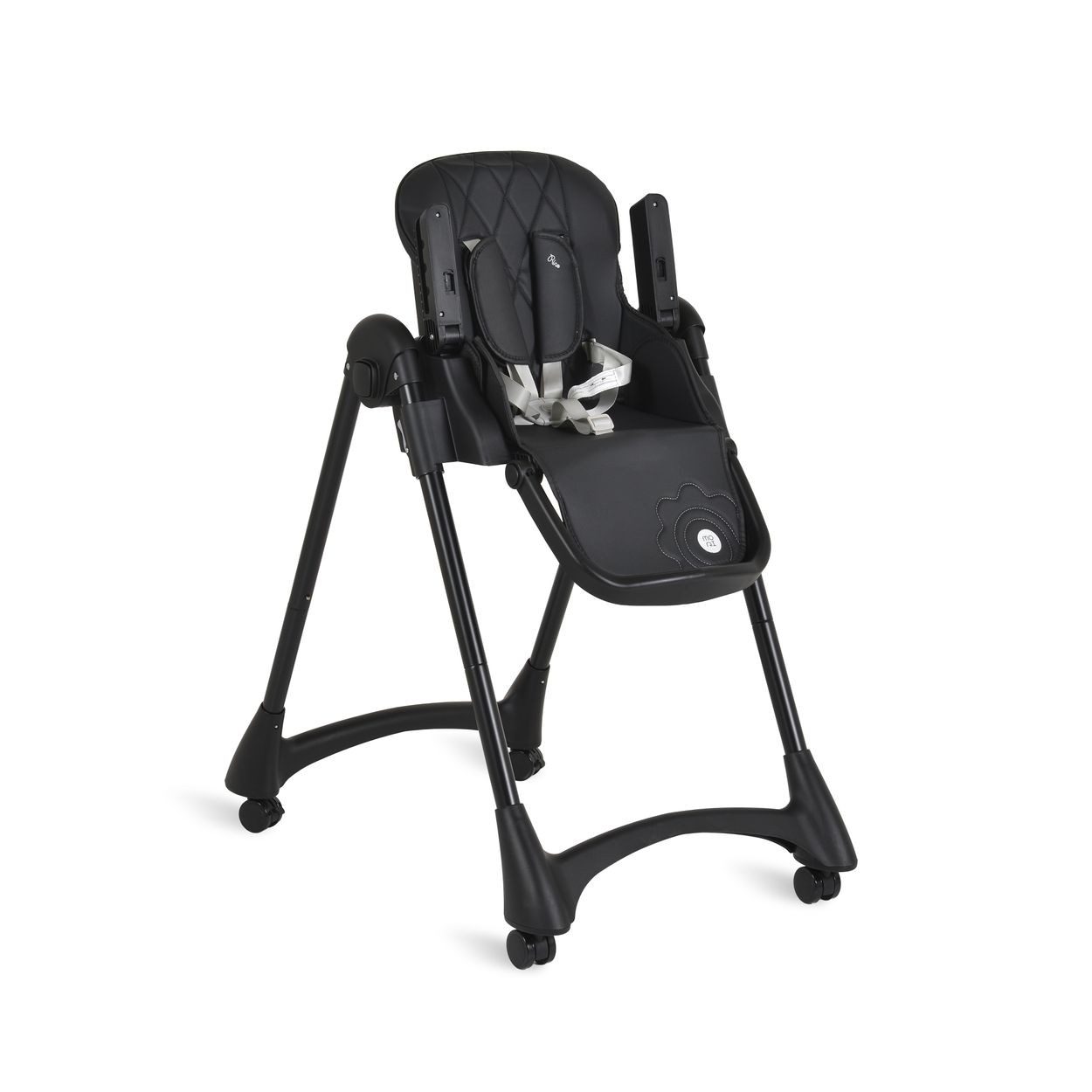 Moni Kombihochstuhl Kinderhochstuhl Rico klappbar, höhenverstellbar, Doppeltablett, Räder, Gurt