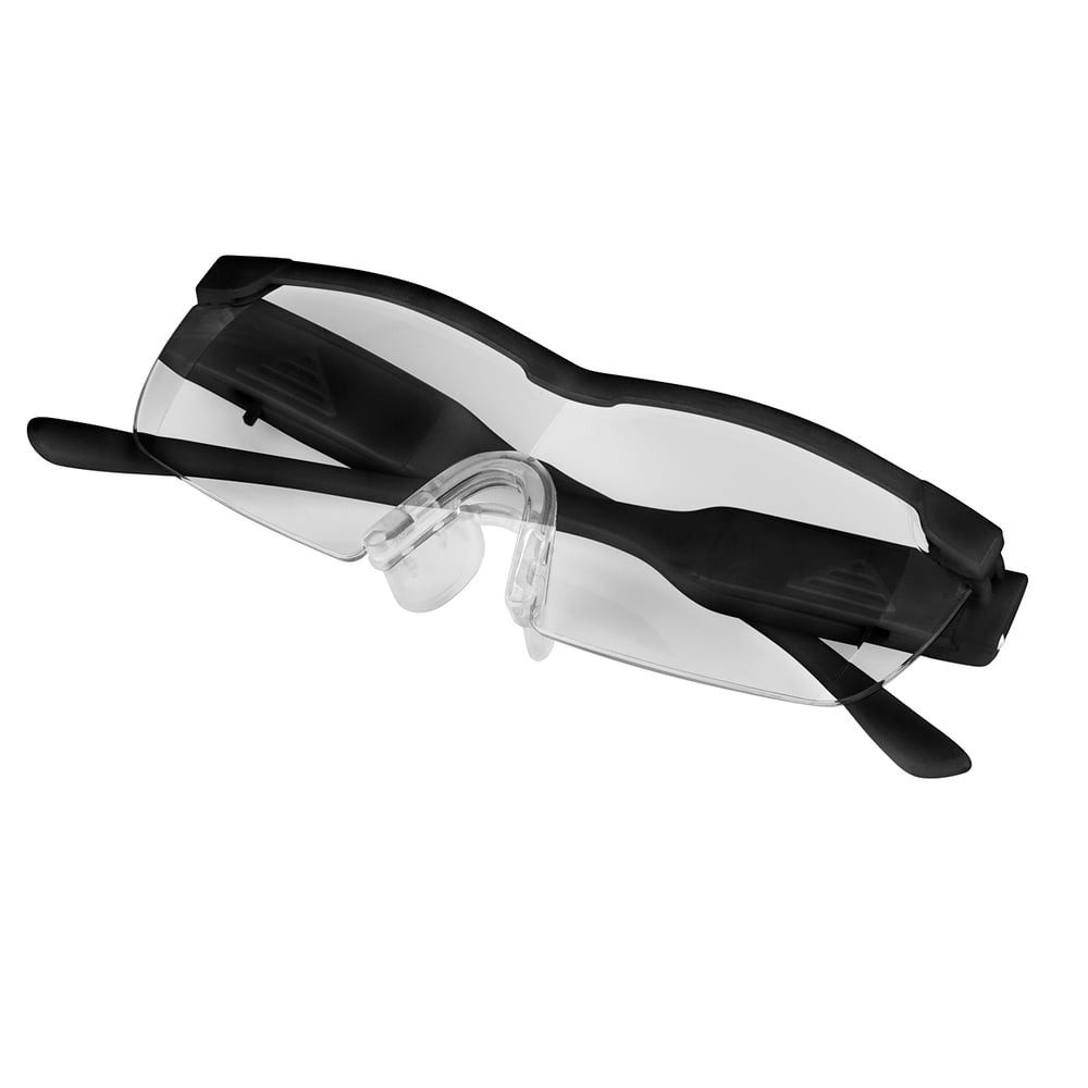 EASYmaxx Lupenbrille EASYmaxx Vergrößerungsbrille LED schwarz
