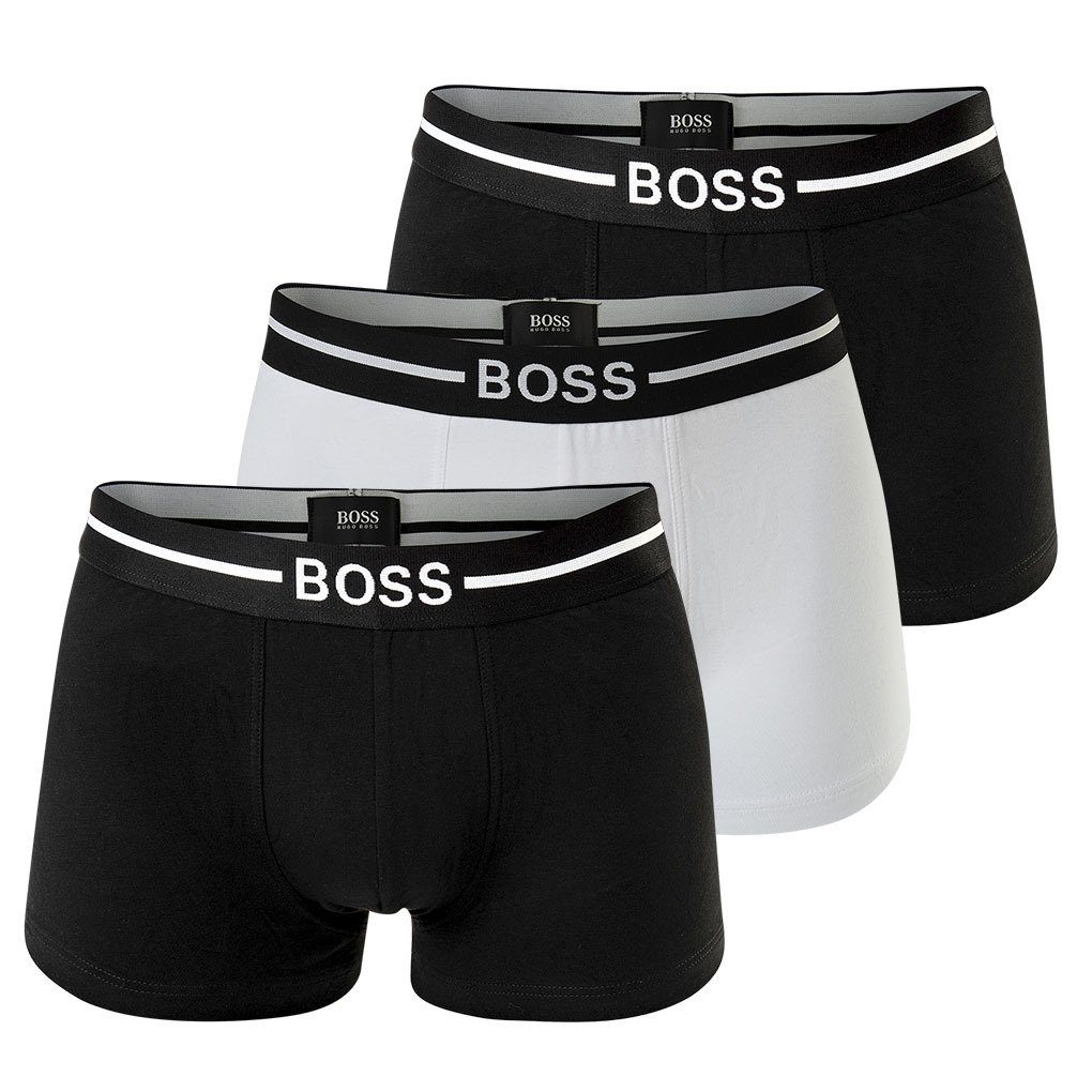 BOSS Boxer Herren Boxer Shorts, 3er Pack - Trunks, Logobund