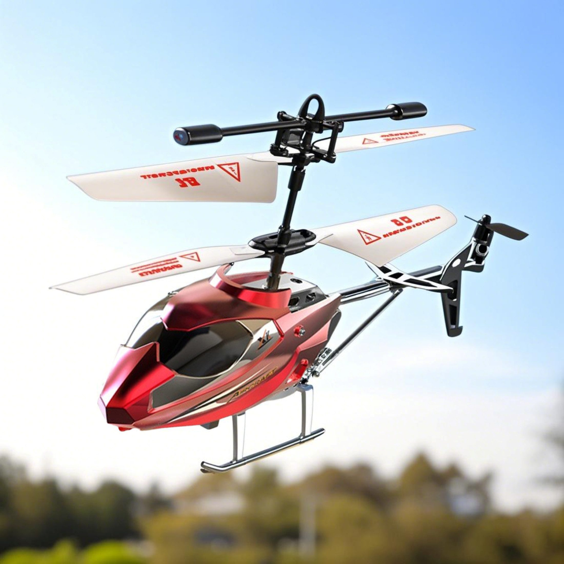 YINDN RC-Helikopter 3.5-Kanal Hubschrauber, RC-Flugzeug, RTF, mit LED Licht, Höhe-Halten, für Jungen, Erwachsene, Mädchen