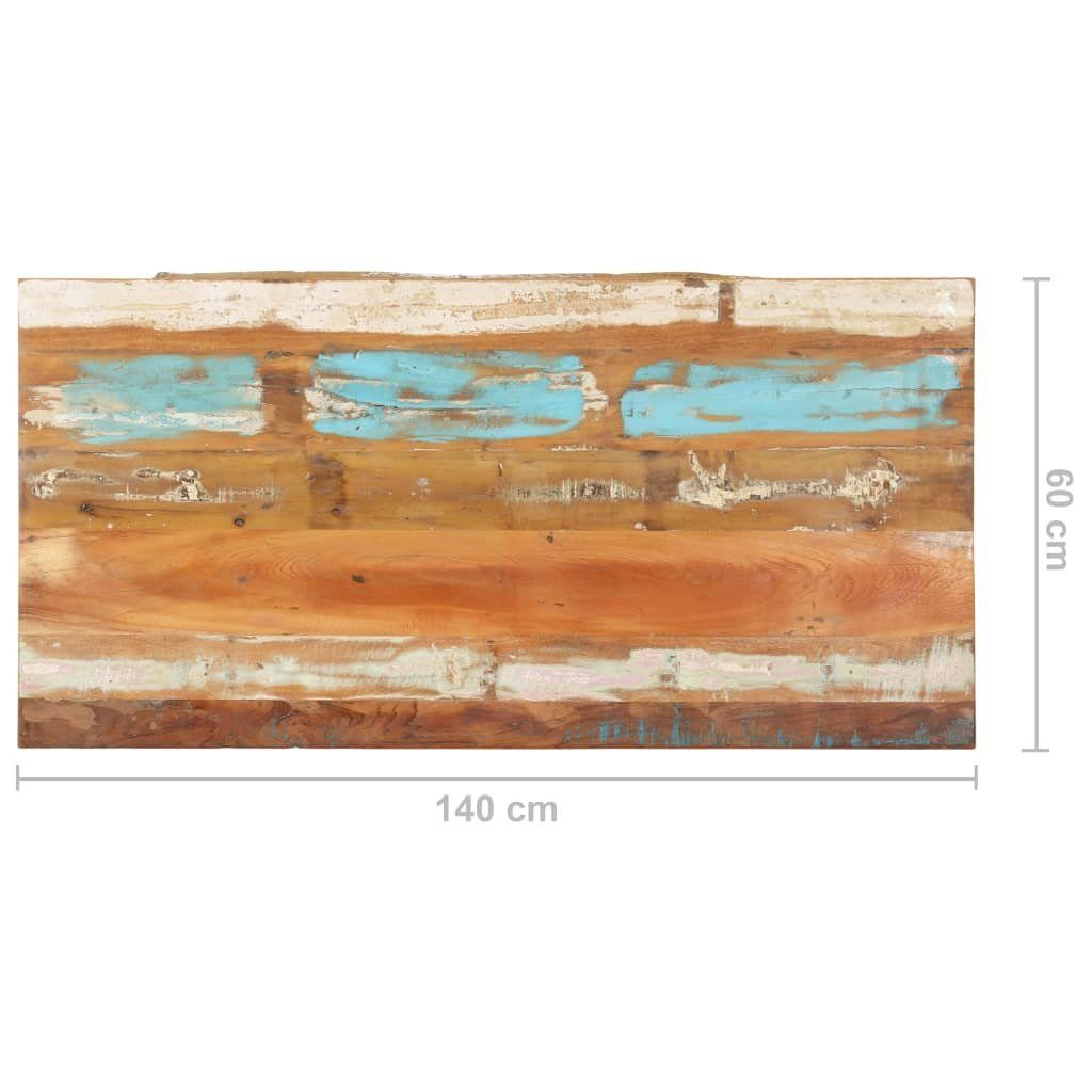60x140 cm Altholz Tischplatte furnicato 25-27 Rechteckig Massiv mm