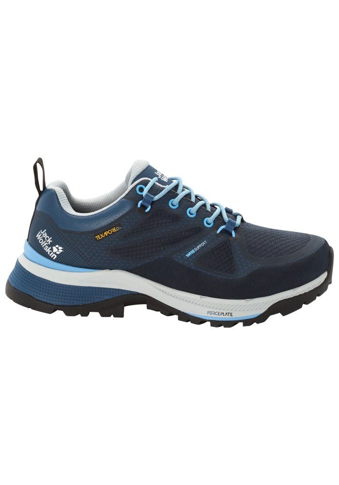 Jack Wolfskin FORCE STRIKER TEXAPORE LOW W Wanderschuh, Dynamischer  Wanderschuh, Sehr komfortabel