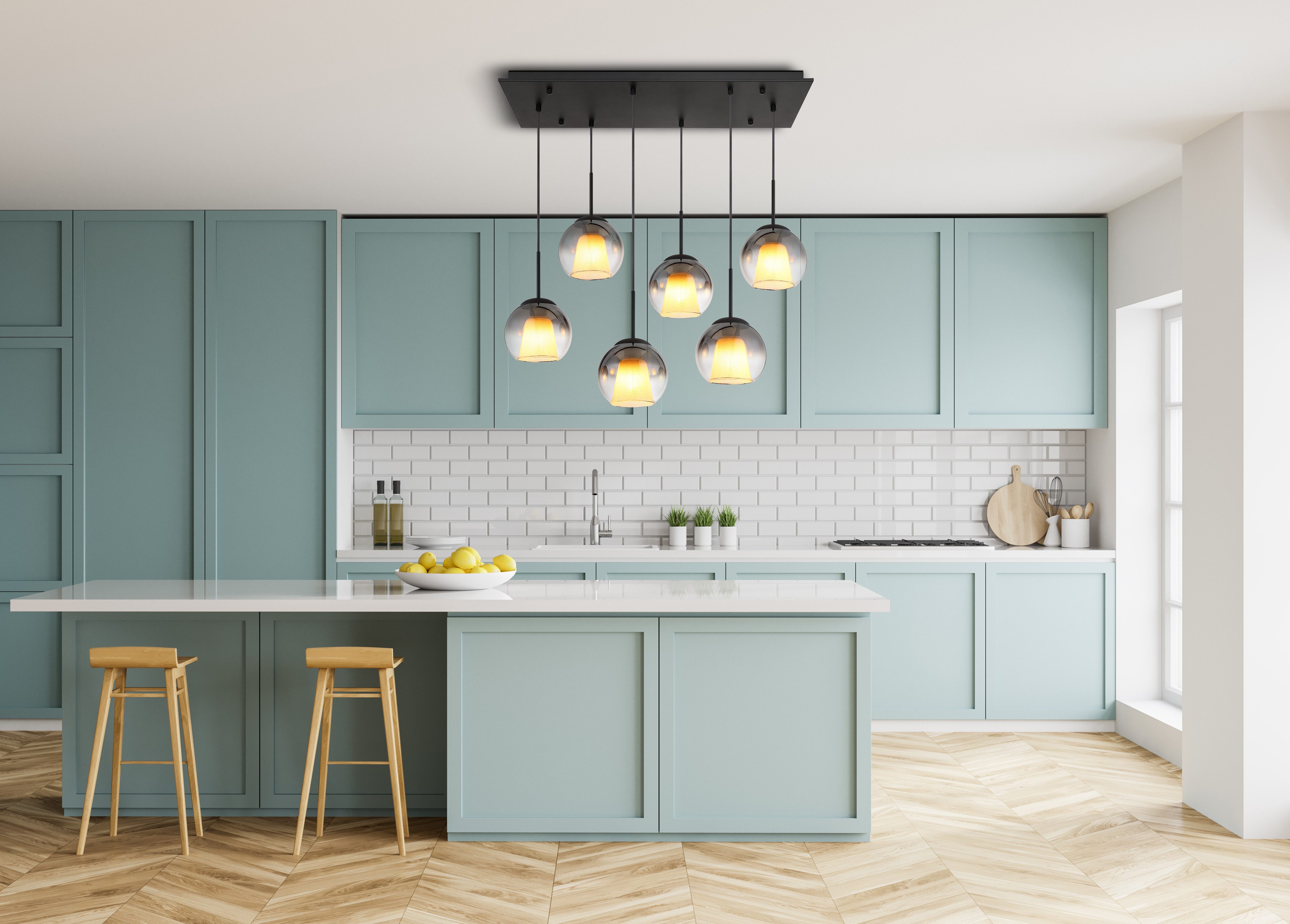 GLOBO LIGHTING Hängeleuchte BARRY, ohne Leuchtmittel, Hängelampe/Pendelleuchte/Esszimmer/Wohnzimmer/Esstisch