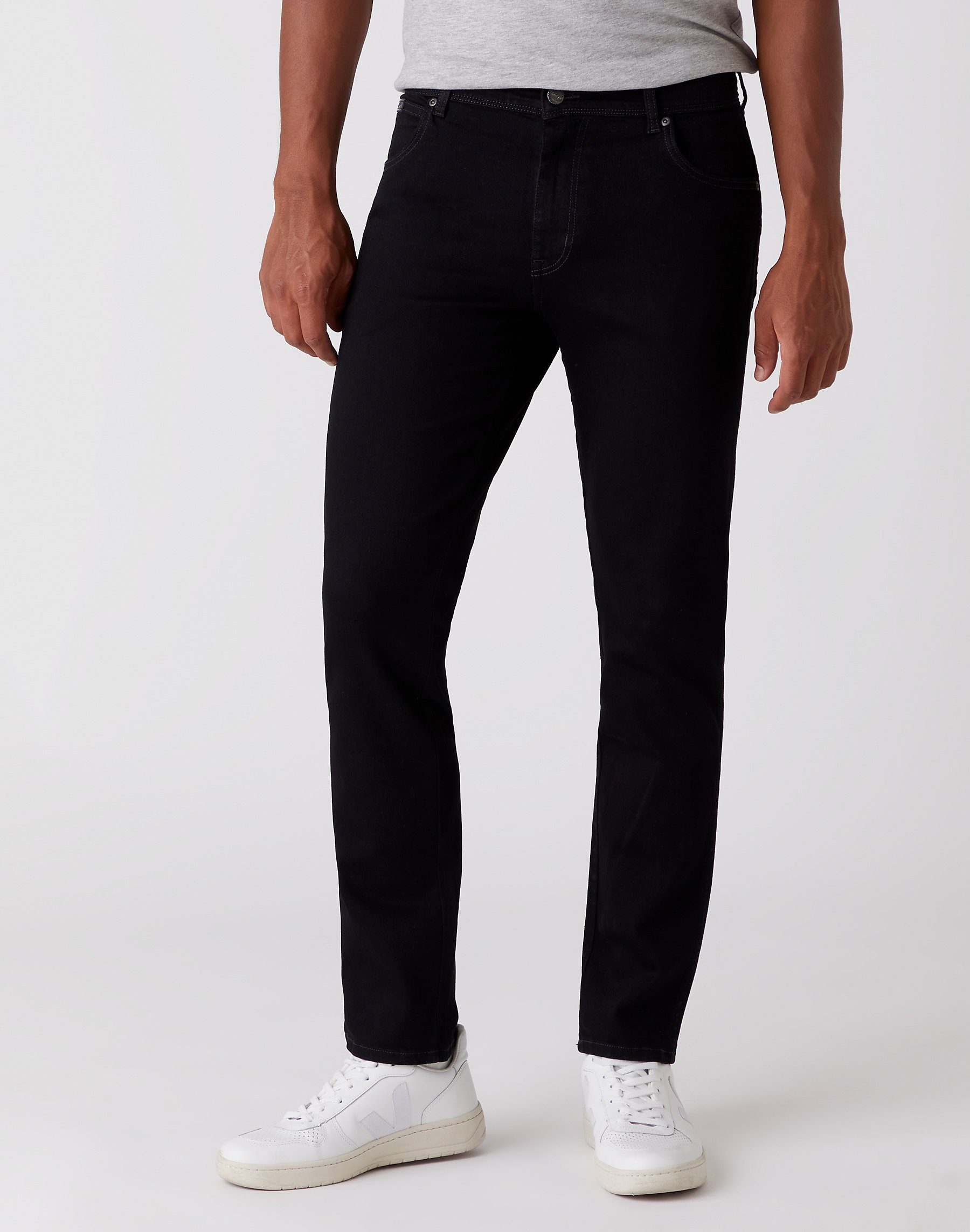 5-Pocket-Jeans WRANGLER TEXAS SLIM black valley W12SHP19A