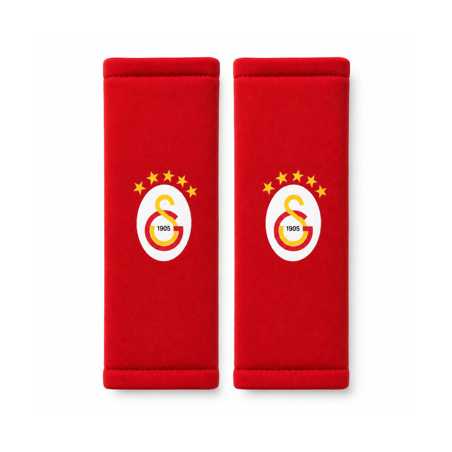 Jungengel Gurtpolster Gurtschoner Sicherheitsgurt 2er Set Auto Fanartikel Fußballdesign, (Set, 2 St., Geeignet für Fahrer-, Beifahrer- sowie Rücksitze. Universelle Passform), Wählbare Ausführungen: Galatasaray, Fenerbahce, Besiktas