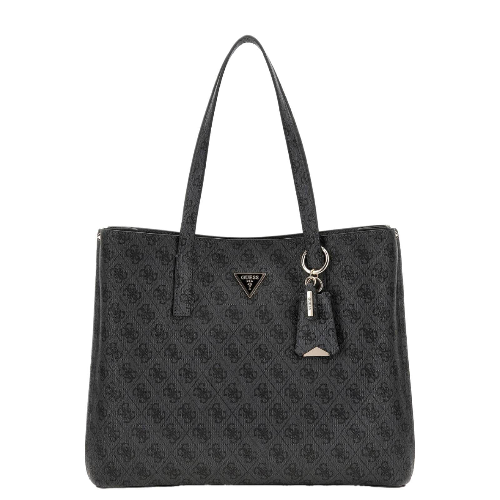 Guess Schultertasche Meridian II Girlfriend Tote coal logo günstig online kaufen