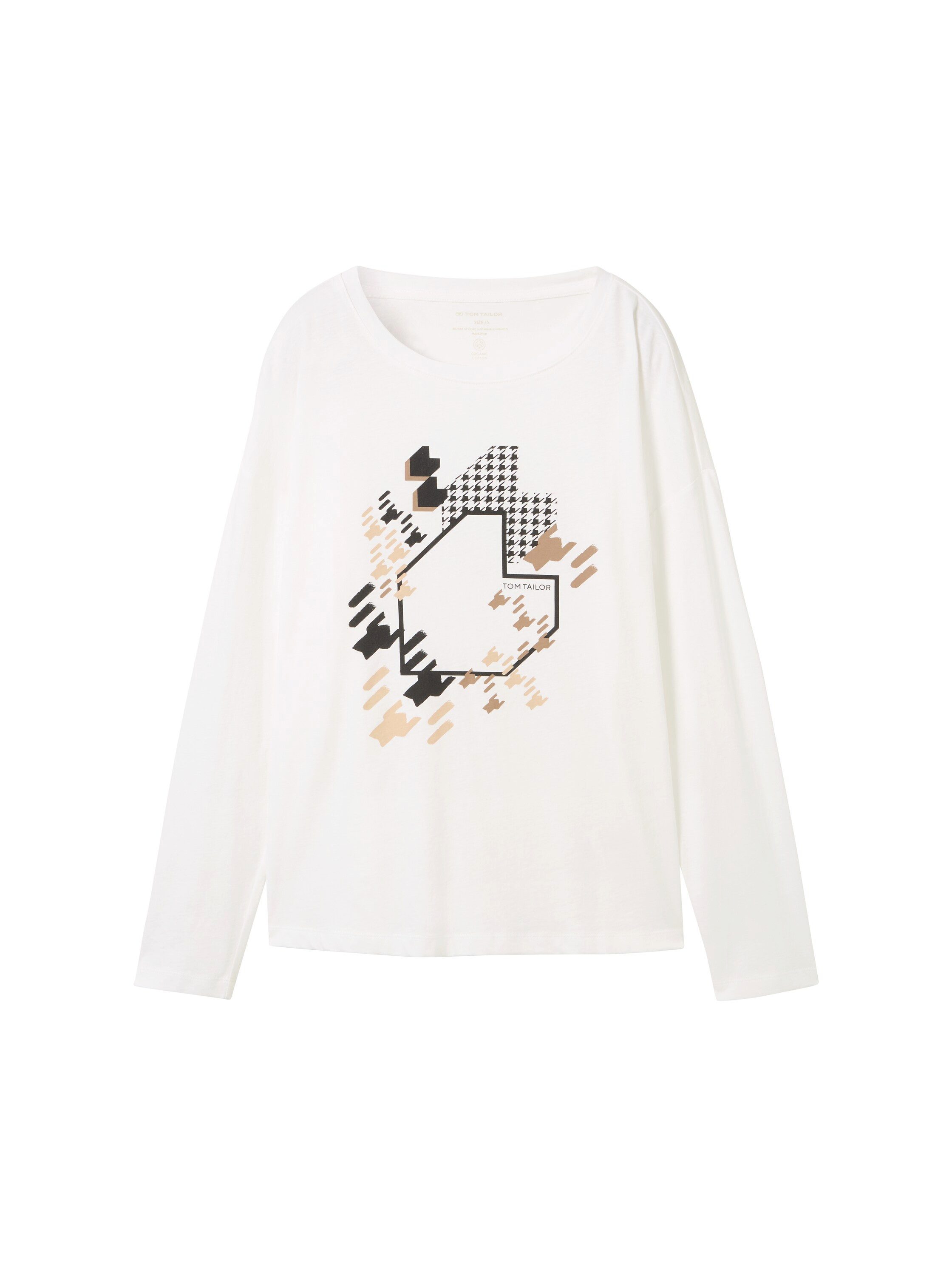 TOM TAILOR Langarmshirt mit Frontprint