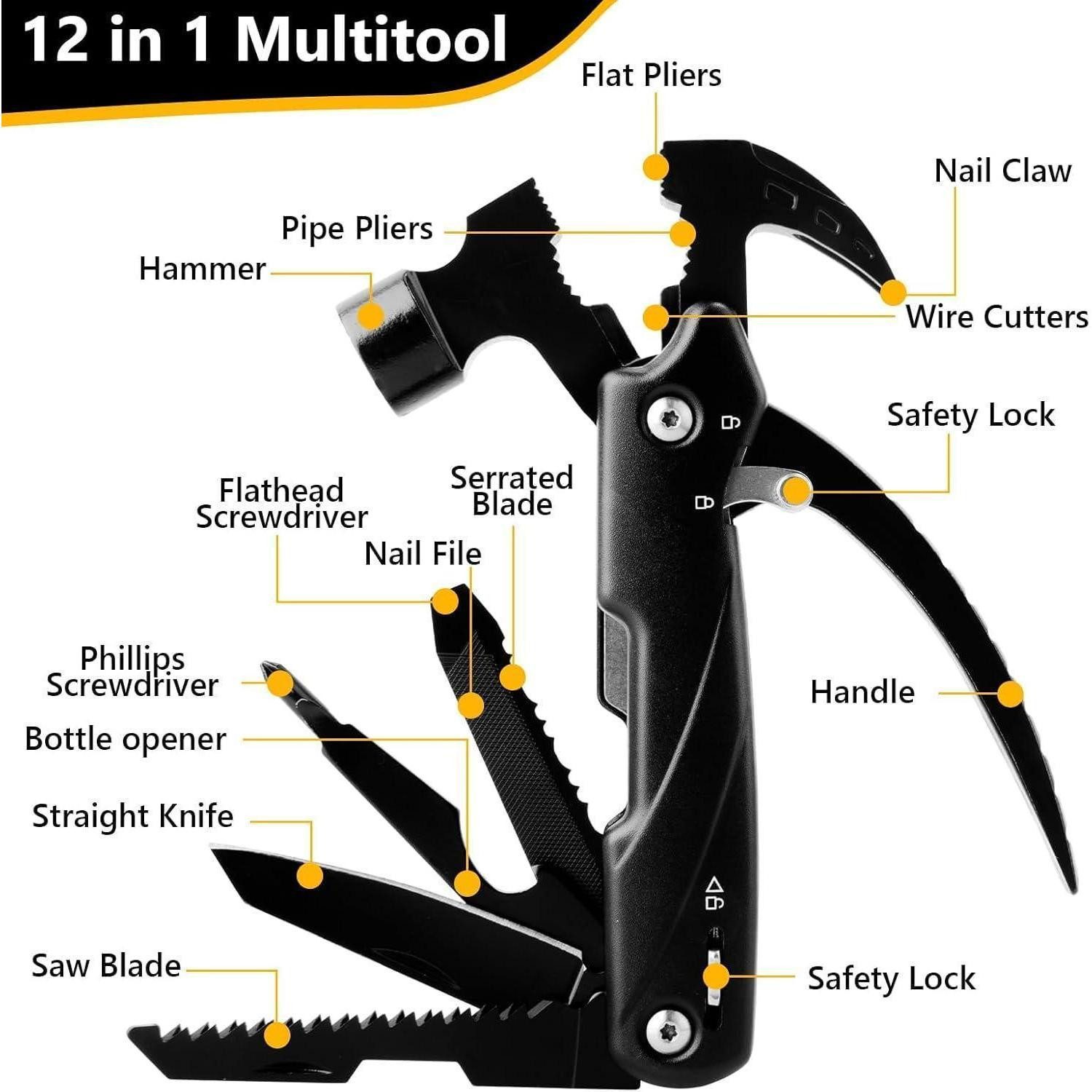 LuxusKollektion Badaccessoire-Set Multitool 12in1 Camping Geschenk Männer P günstig online kaufen