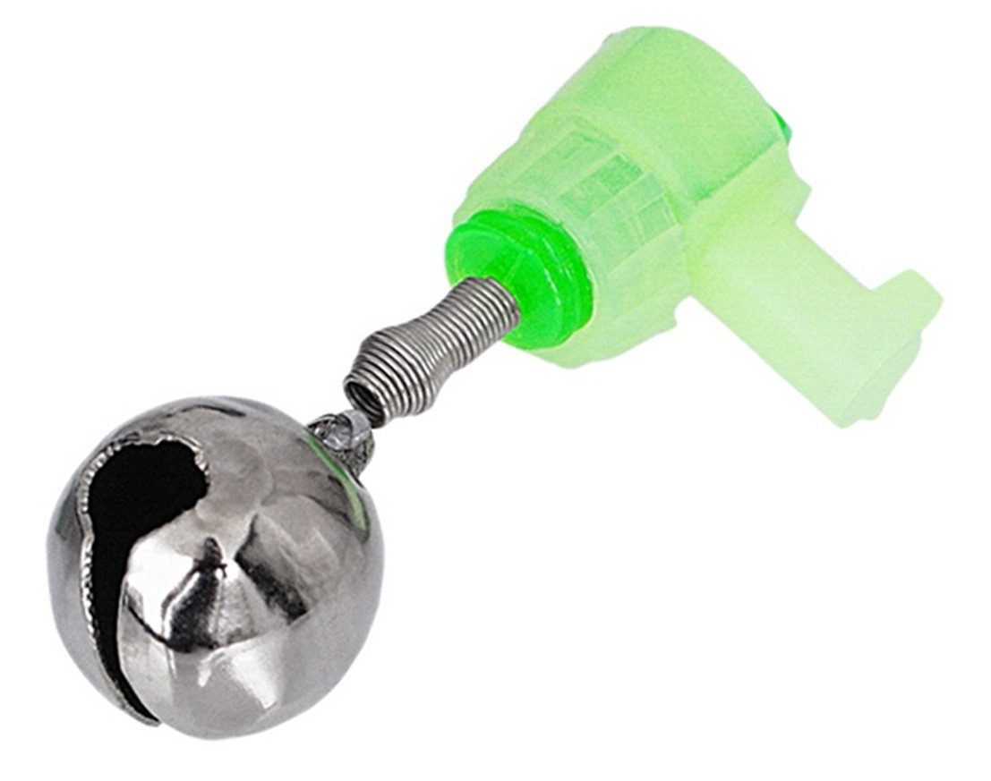 MIKADO Total Fishing Aalglocke 10x Glocken Einfach Knicklichthalter - Aal Angeln Bissanzeiger, (Spar-Set, 10-St)
