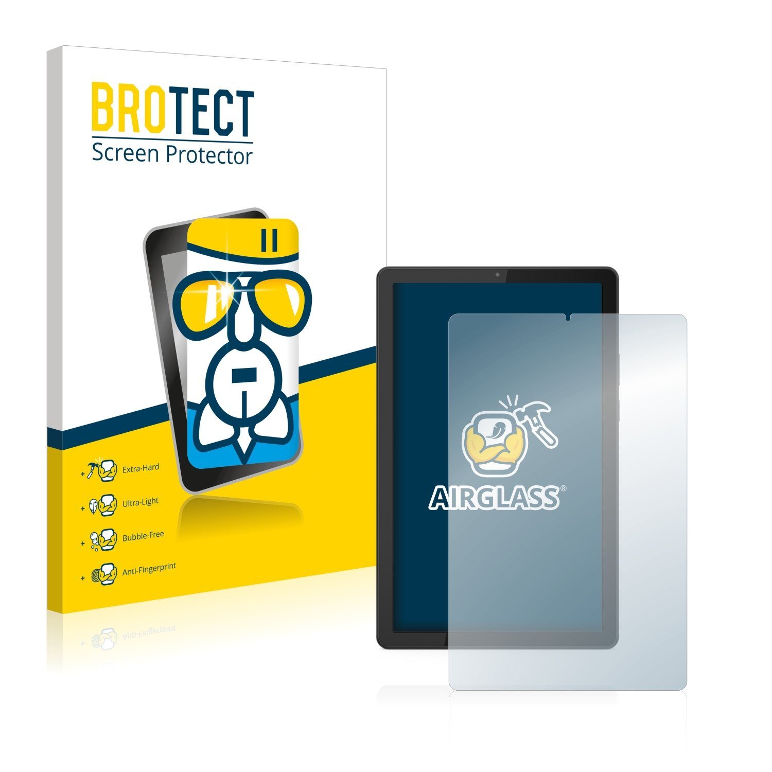 BROTECT Displayschutzglas Folie für Lenovo Tab M9, Schutzfolie Glas Panzer Display Schutz klar