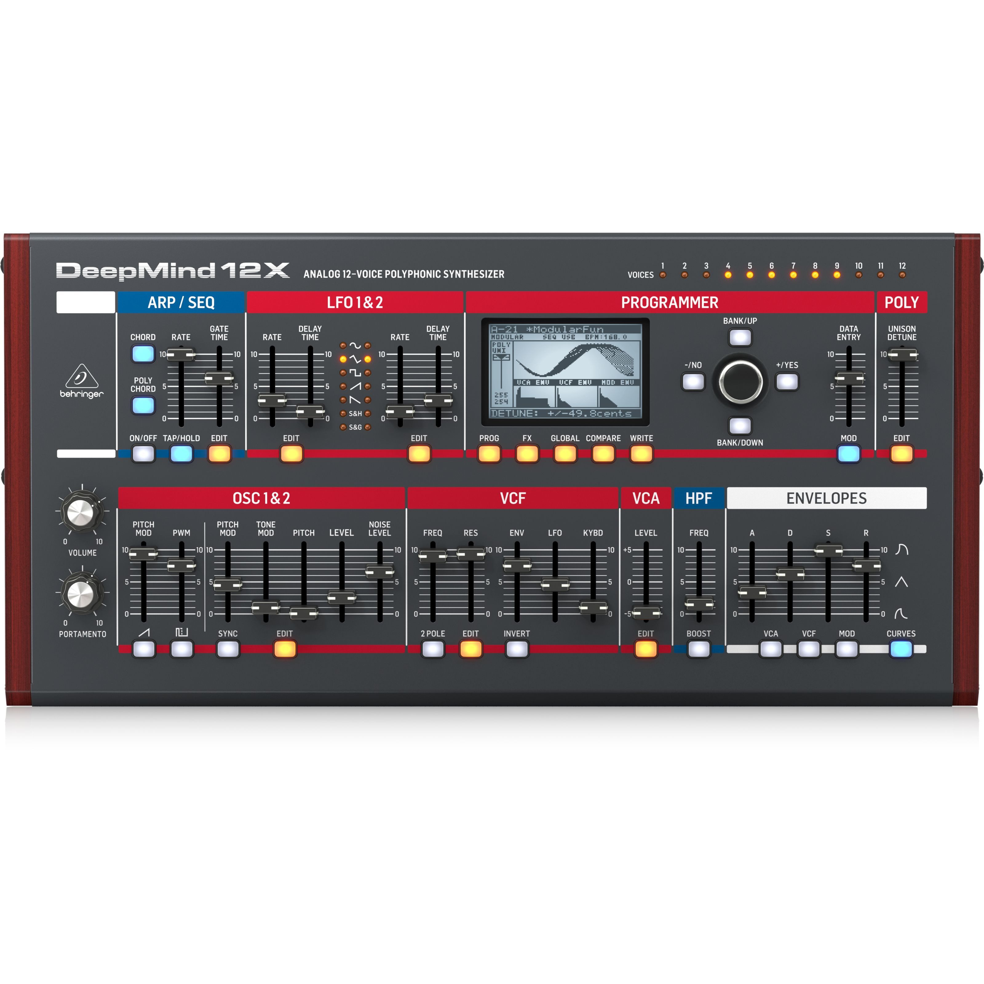 Behringer Synthesizer (Synthesizer, Analog Synthesizer), DeepMind 12XD - Synthesizer