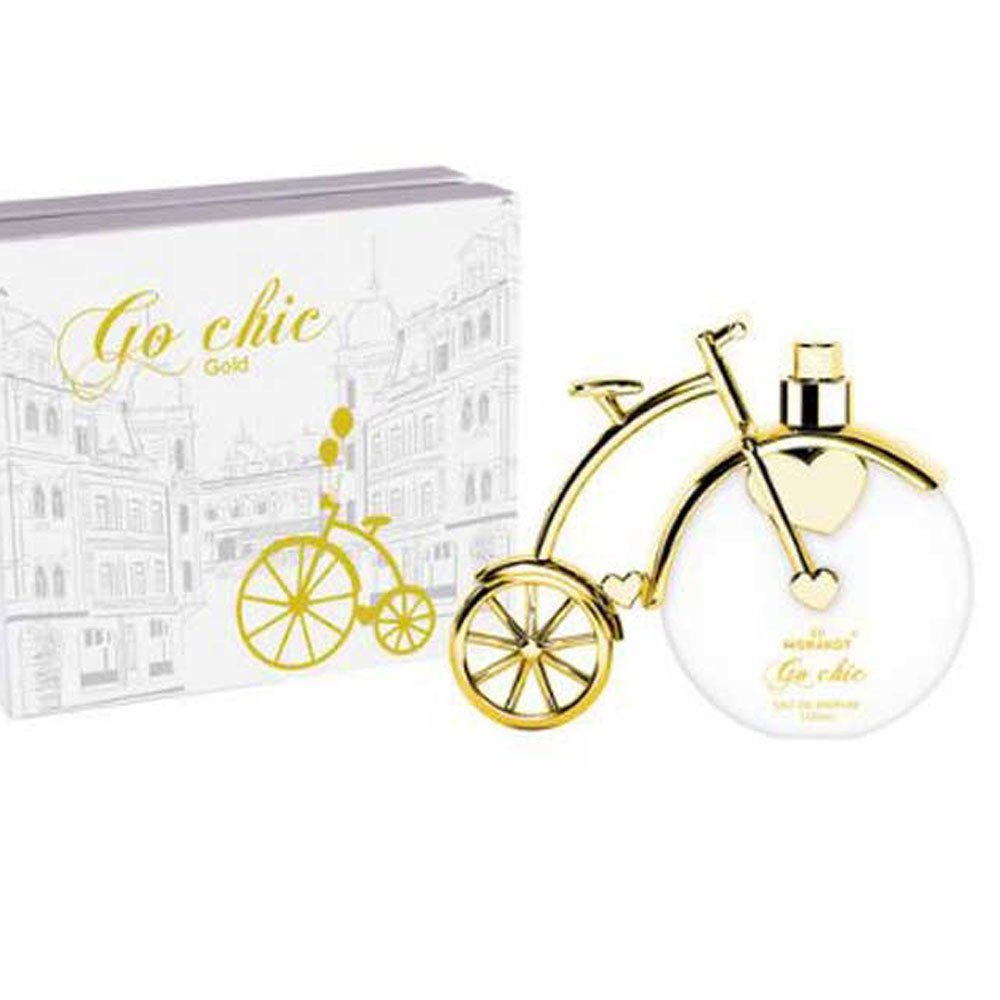 Tiverton Eau de Parfum Go Chic gold Damen Parfum edp 100 ml altes Fahrrad
