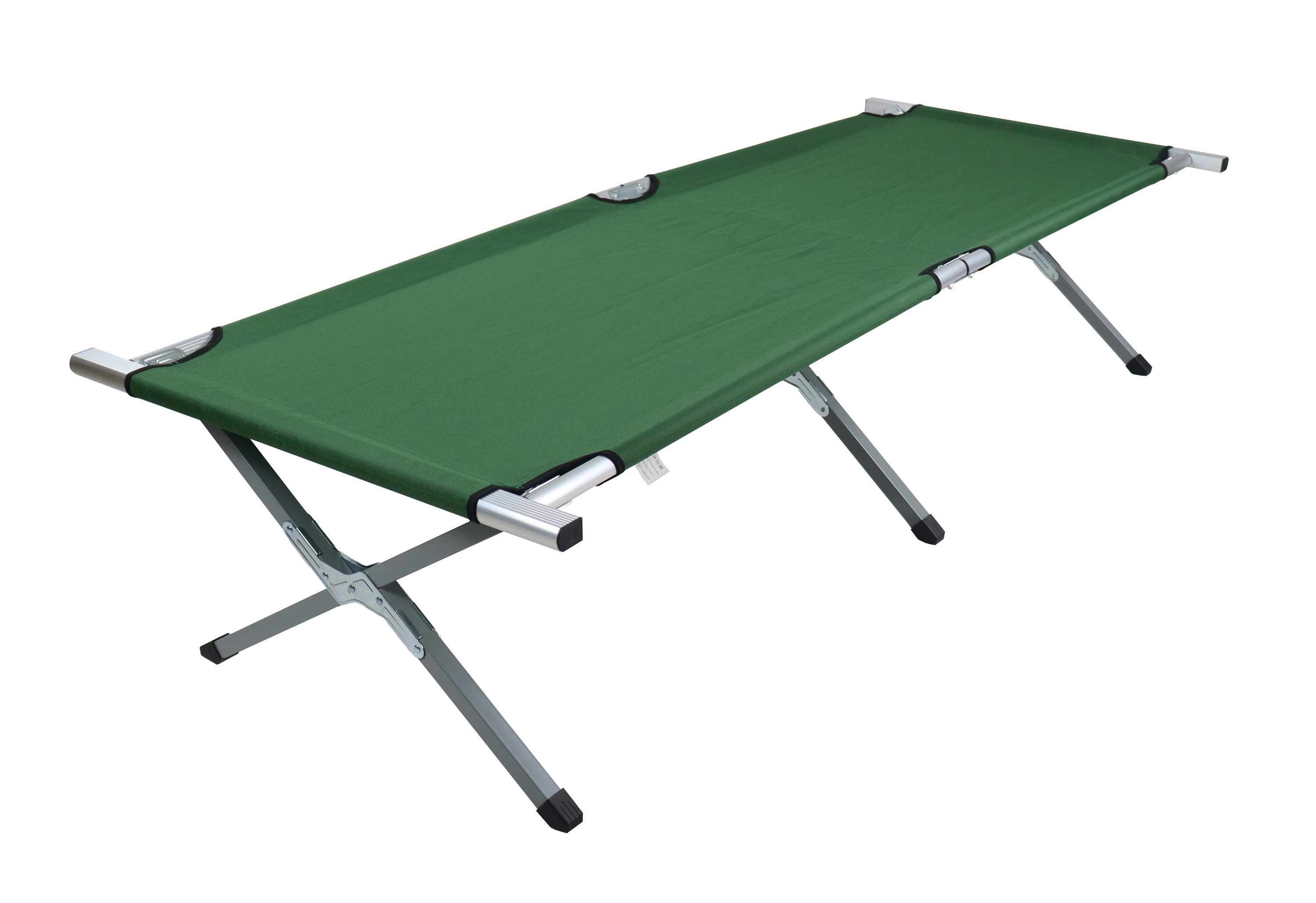 VCM Gartenliege Alu Campingbett Feldbett 190cm Tosali M, 1, VCM Sonnenliege Tosali 190x64x42 cm Aluminium, Textilene