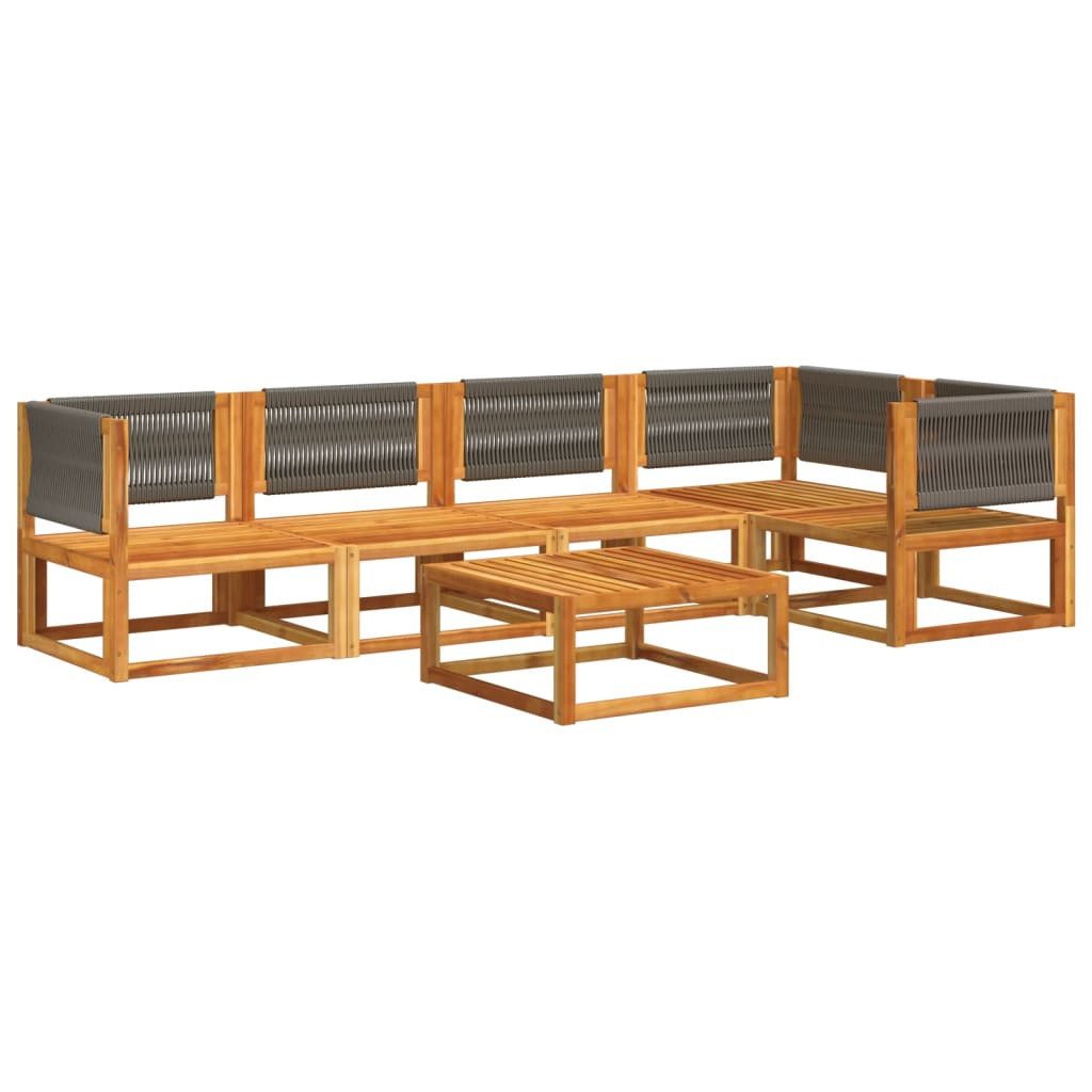 vidaXL Loungesofa 6-tlg. Garten-Sofagarnitur mit Kissen günstig online kaufen