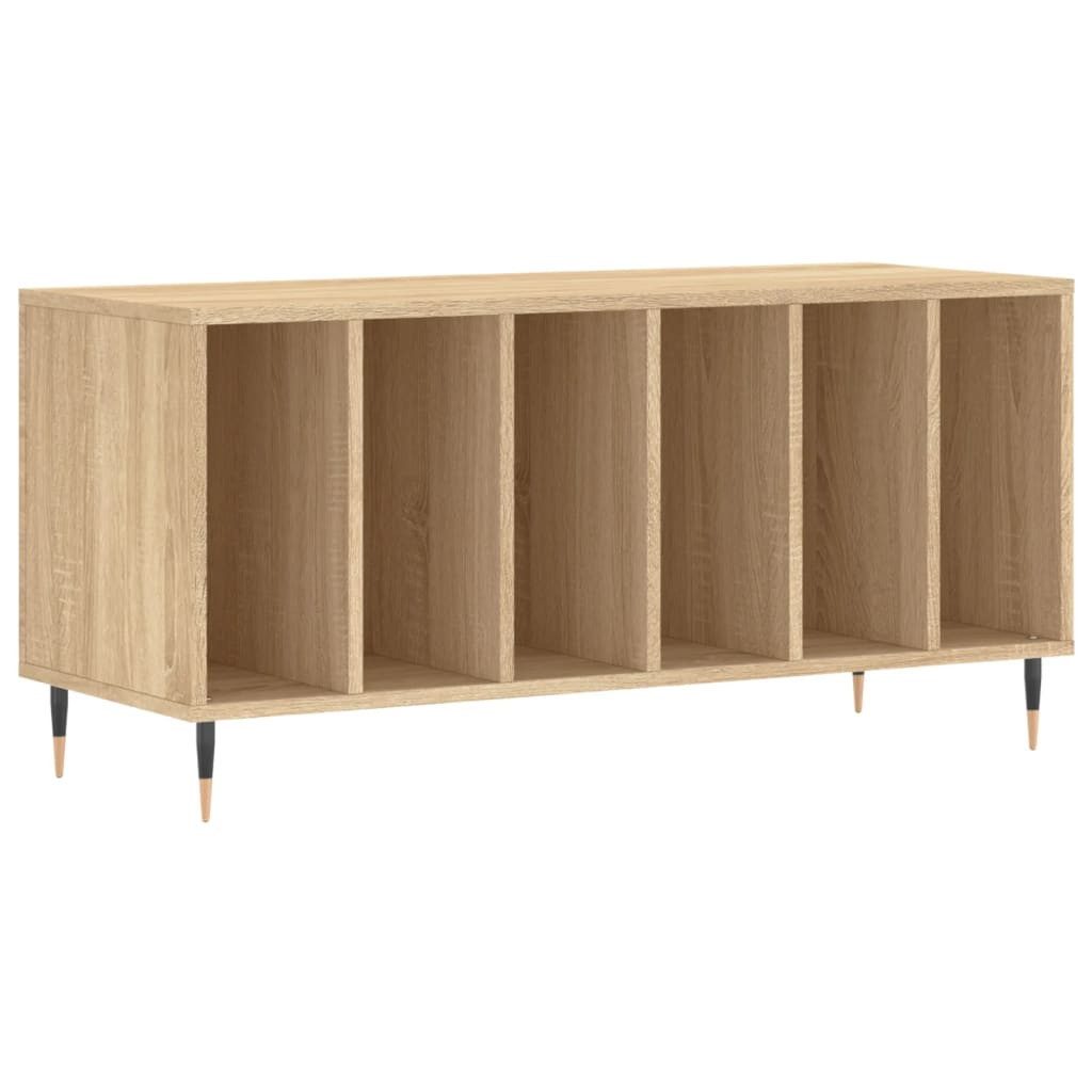 vidaXL Media-Regal Plattenschrank Sonoma-Eiche 100x38x48 cm günstig online kaufen