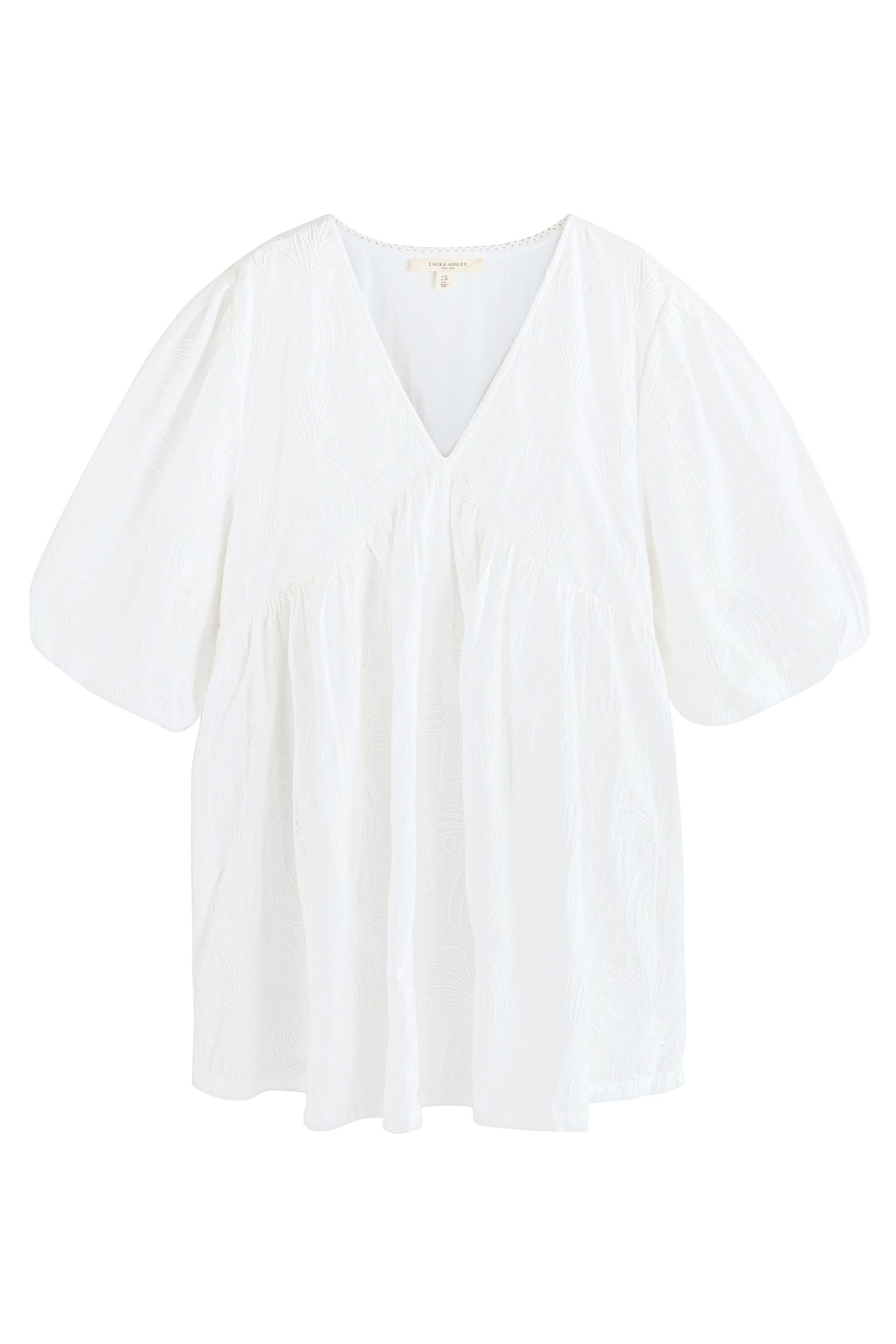 Druckkleid Laura Ashley Kurzärmeliges Cornelli-Kleid