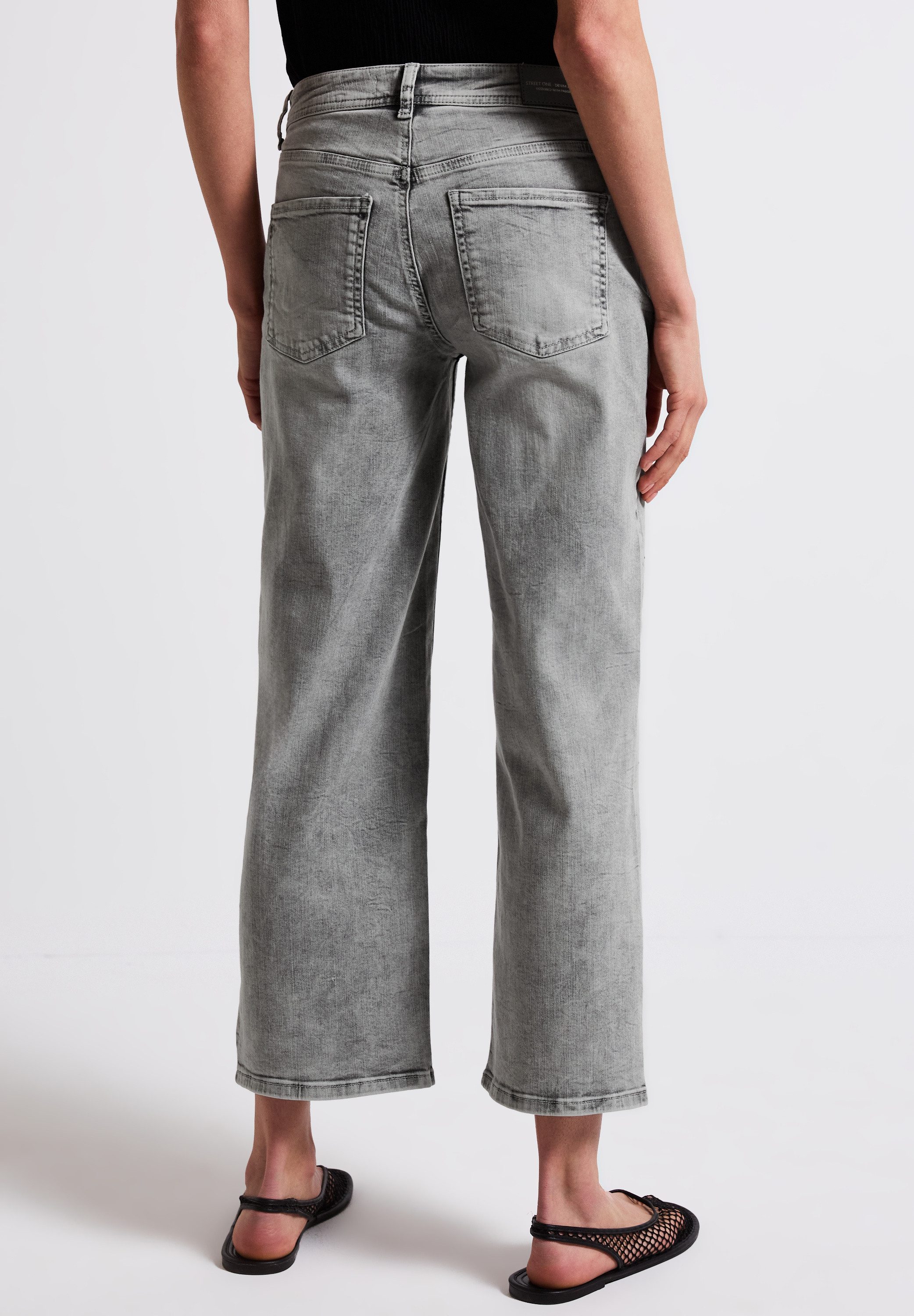STREET ONE Straight-Jeans mit Glitzersteine günstig online kaufen