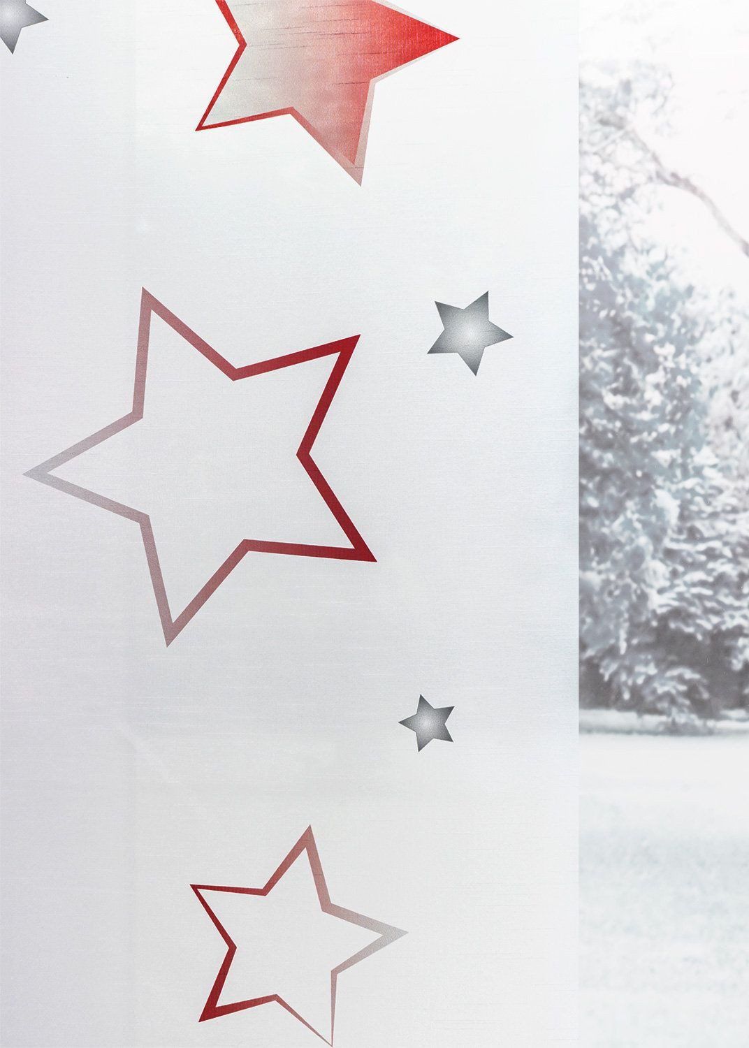 LYSEL® Schiebegardine Sternenspiel (1 St), halbtransparent, HxB 245x60cm günstig online kaufen