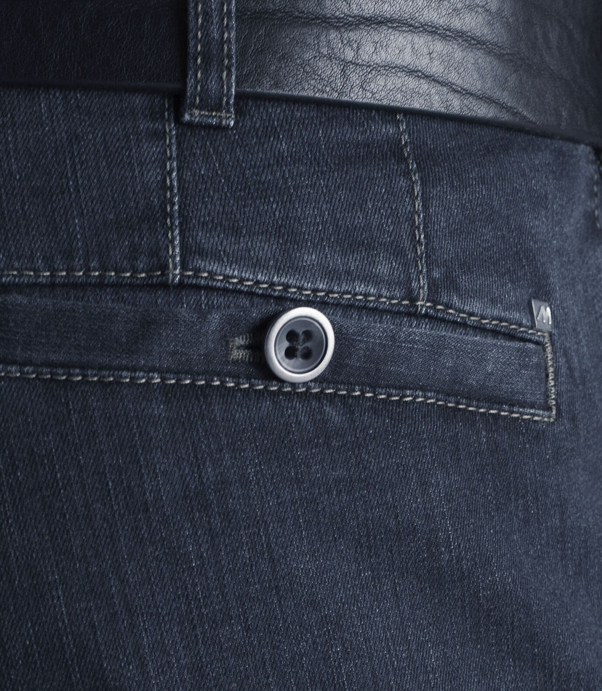 MEYER 5-Pocket-Jeans Roma aus Stretch-Denim mit Dehnbund