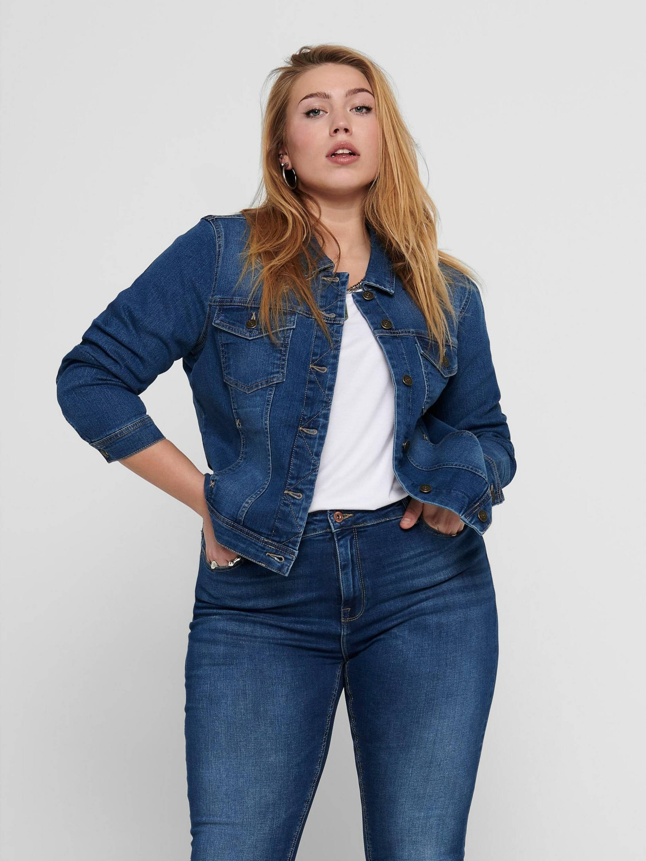 ONLY CARMAKOMA Jeansjacke CARWESPA LS JACKET günstig online kaufen