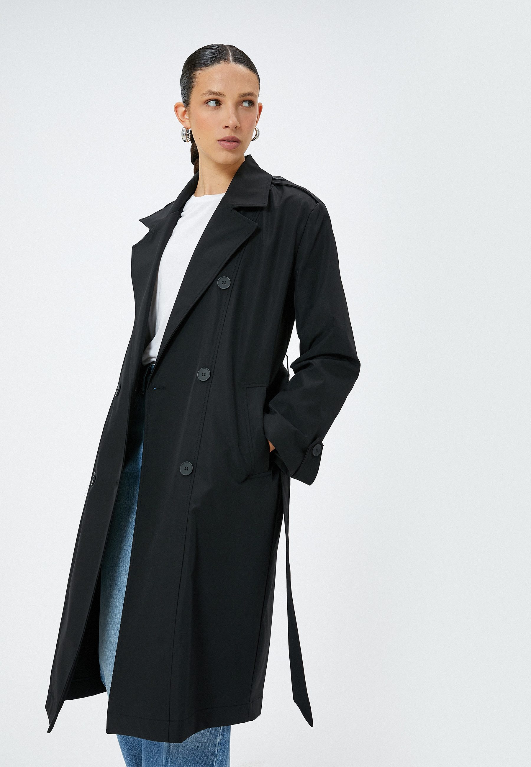 Trenchcoat Regular Mit Bauchgurt