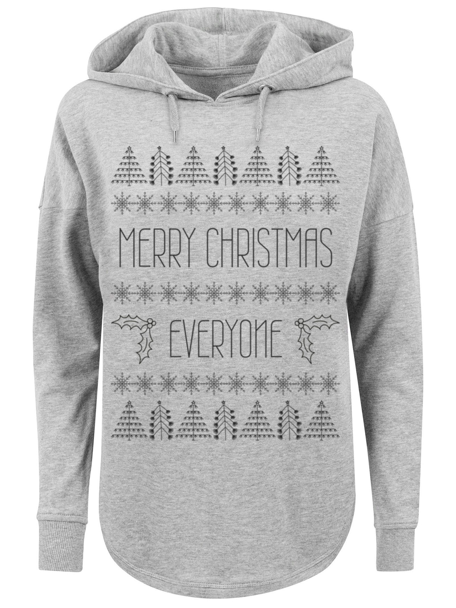 F4NT4STIC Hoodie Merry Christmas Everyone Weihnachten Print, Gemütlicher  Dammen Hoody mit sportlichem Look