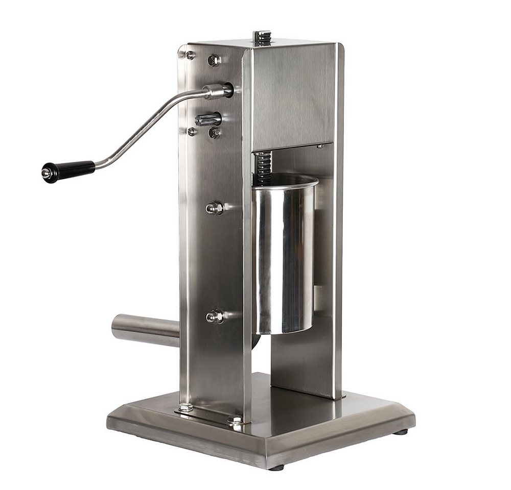 Melko Wurstfüllaufsatz Wurstfüller Wurstpresse Wurstfüllmaschine aus Edelstahl Wurstspritze, Zubehör für Universal, Inkl. 4 Füllrohre: 16, 22, 32 und 38 mm Düsen