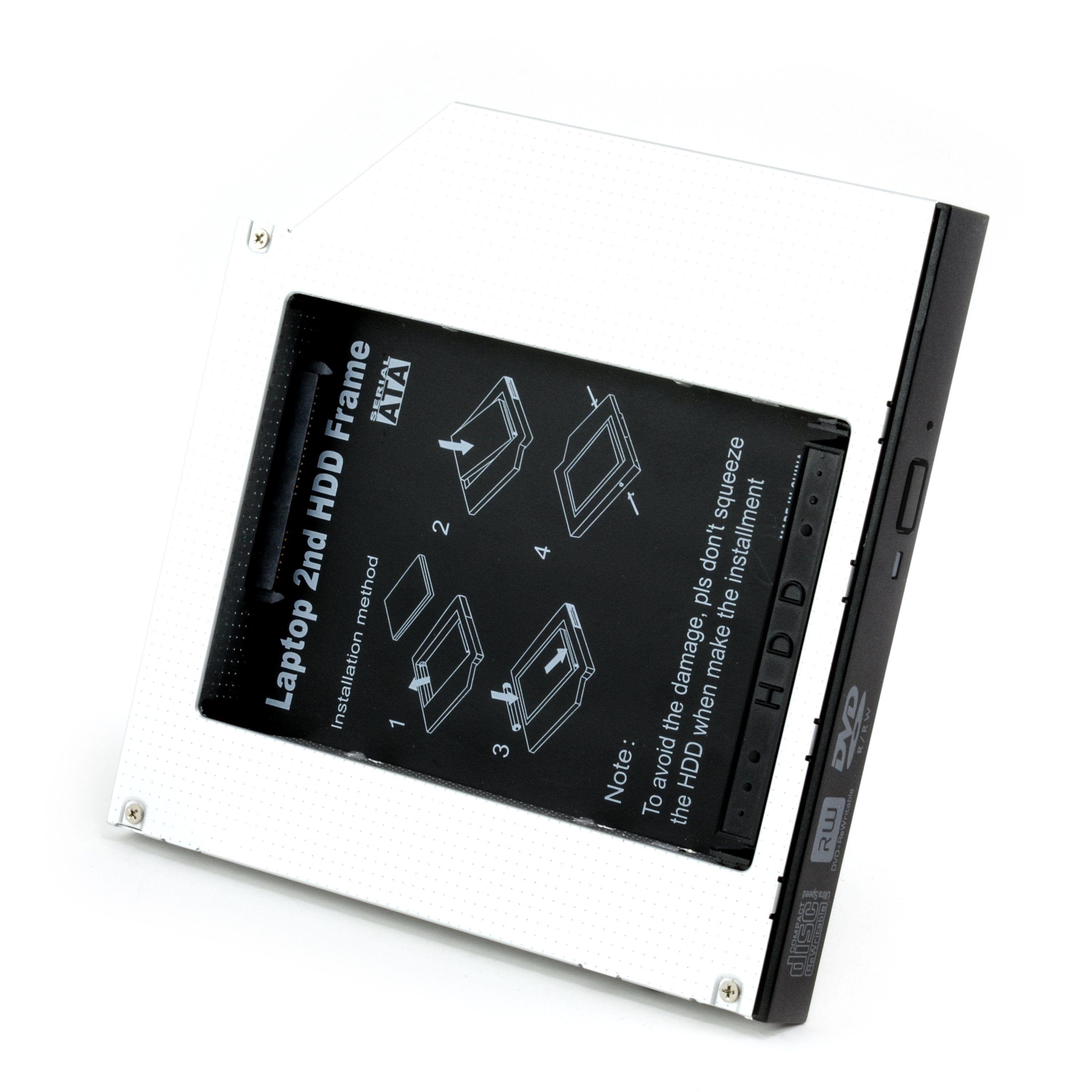 CSL Festplatten-Einbaurahmen, 2,5" SATA, für 12,7mm Laptop Laufwerksschacht