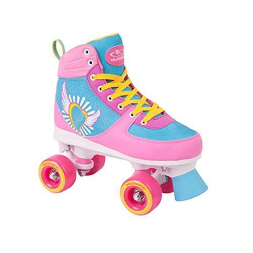 übergroß Hudora Rollschuhe Mädchen Größe Skate 35-36 Wonders, Disco-Roller mehrfarbig Roller-Skates
