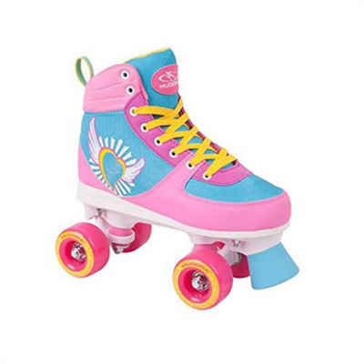 Hudora Rollschuhe Mädchen Skate Wonders, Roller-Skates, Größe 35-36 mehrfarbig Disco-Roller