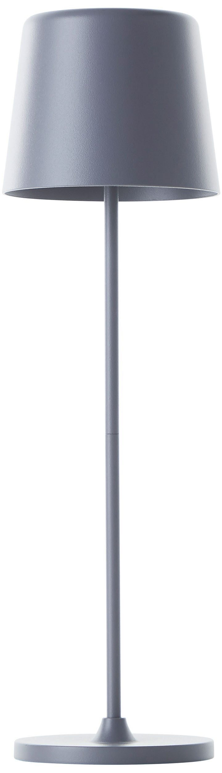 Brilliant LED Tischleuchte Kaami - mobile LED Außen Akku Tischlampe 2er-Set, Dimmfunktion, mehrere Helligkeitsstufen, LED fest integriert, Warmweiß, 310 lm, Touchdimmer, USB, Akku, Outdoor, Indoor, Akkuleuchte 37cm hoch