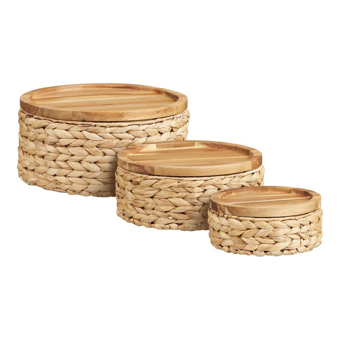 House Nordic Allzweckkorb Dorte Korb Set mit 3 natur. (3 St)